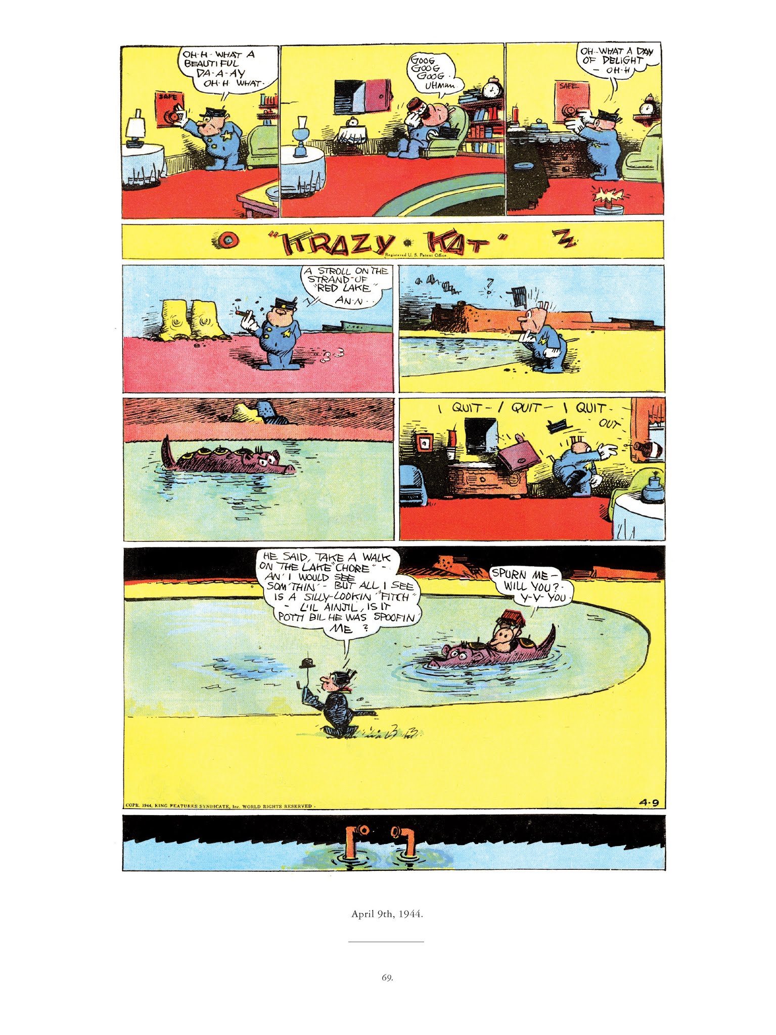 Read online Krazy & Ignatz comic -  Issue # TPB 13 - 95