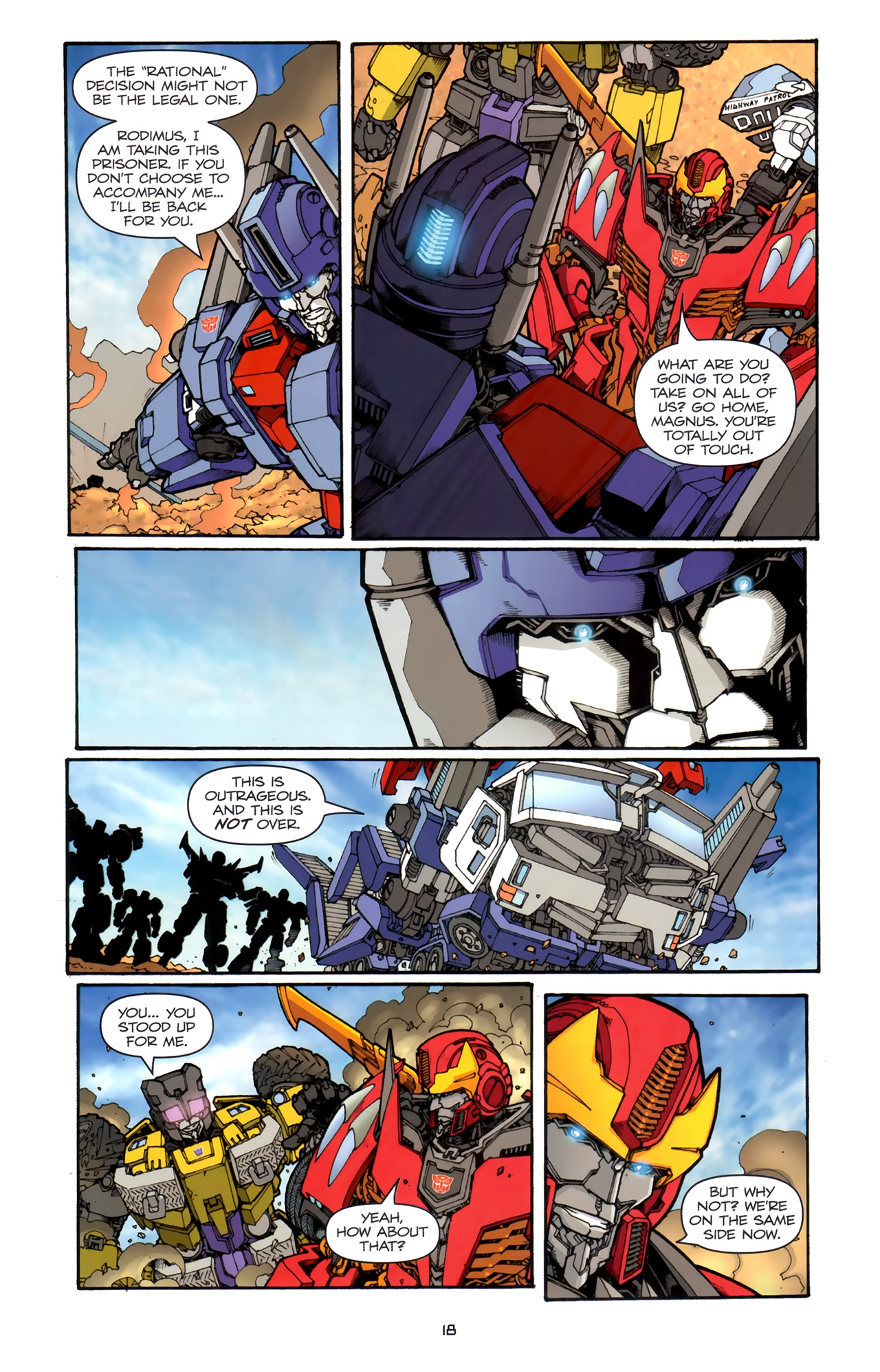 Read online The Transformers (2009) comic -  Issue #4 - 21