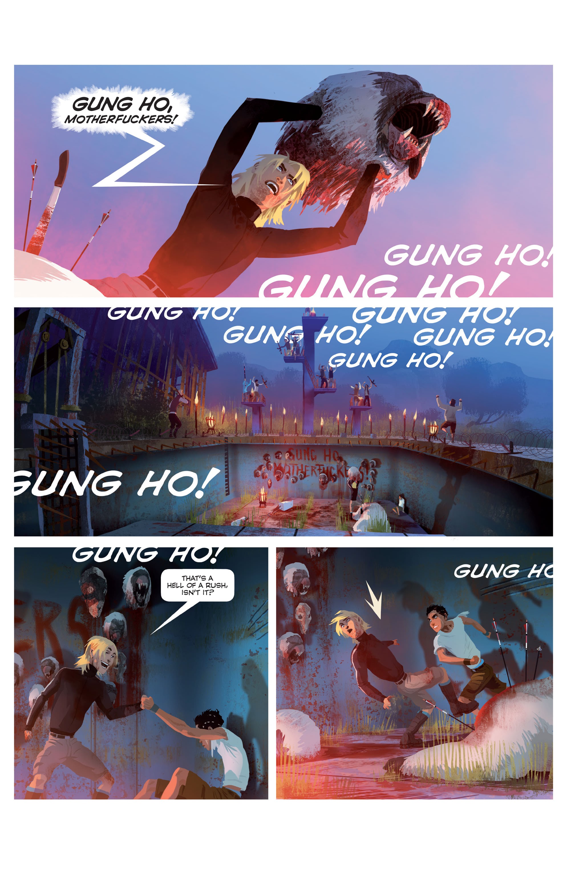Read online Gung-Ho: Sexy Beast comic -  Issue #4 - 13