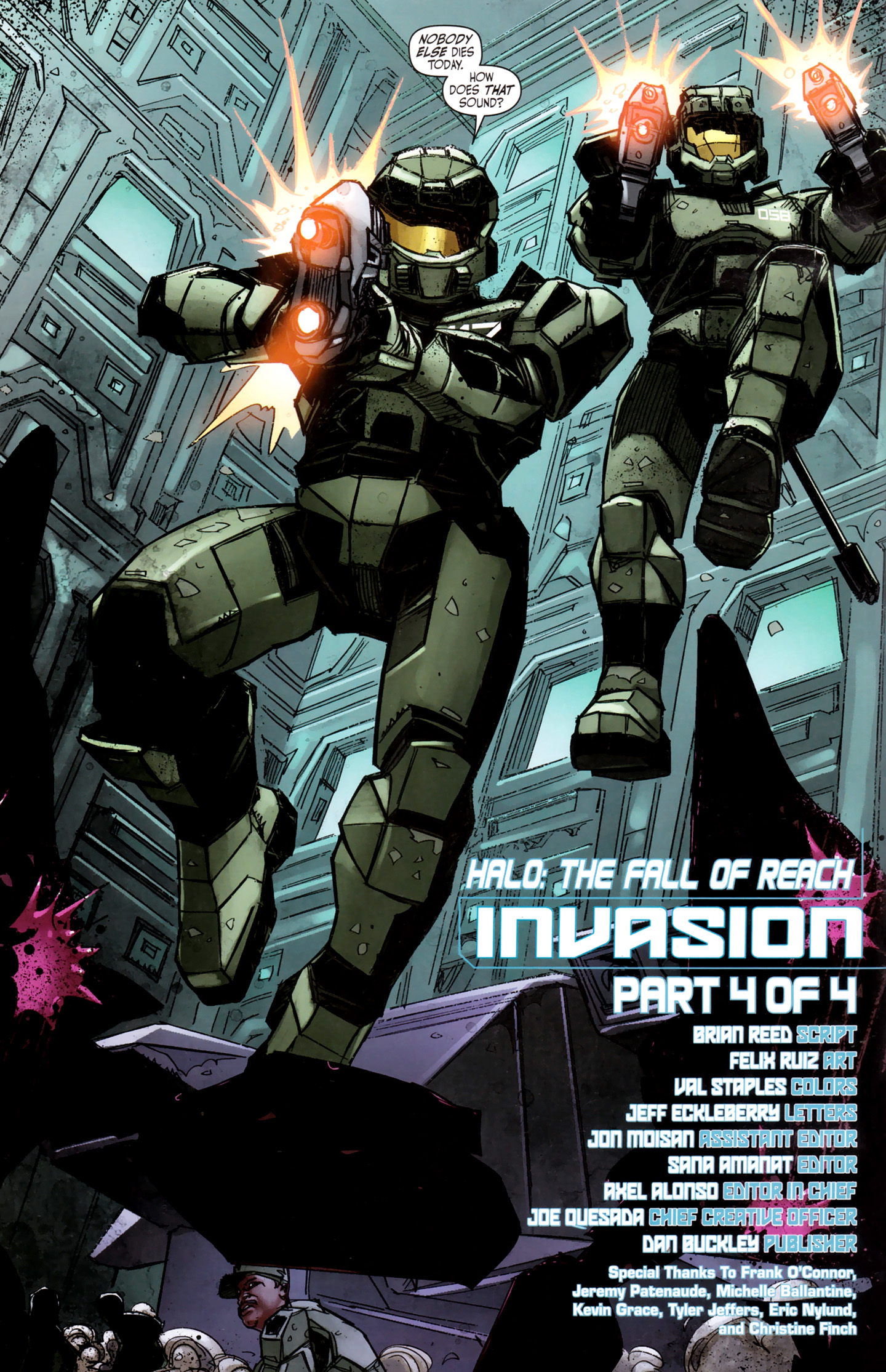 Read online Halo: Fall Of Reach - Invasion comic -  Issue #4 - 6