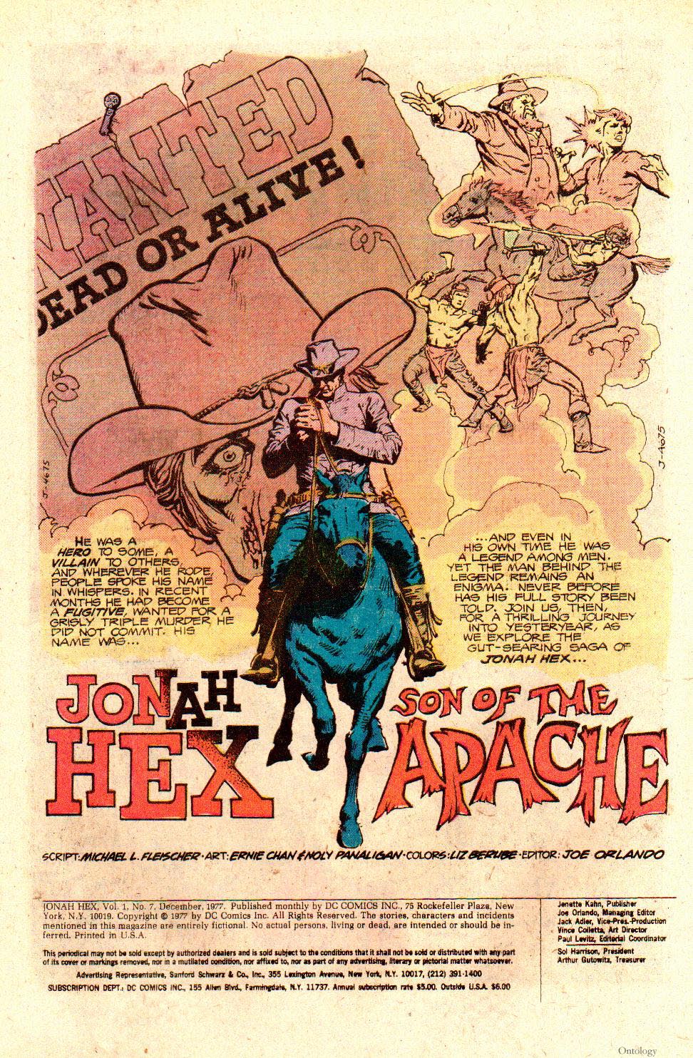 Read online Jonah Hex (1977) comic -  Issue #7 - 3