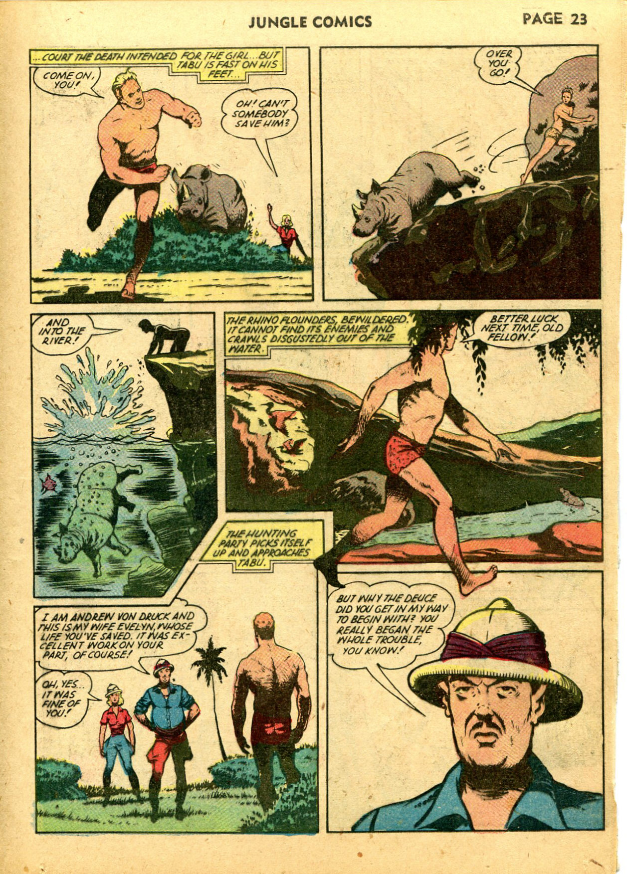 Read online Jungle Comics comic -  Issue #39 - 25