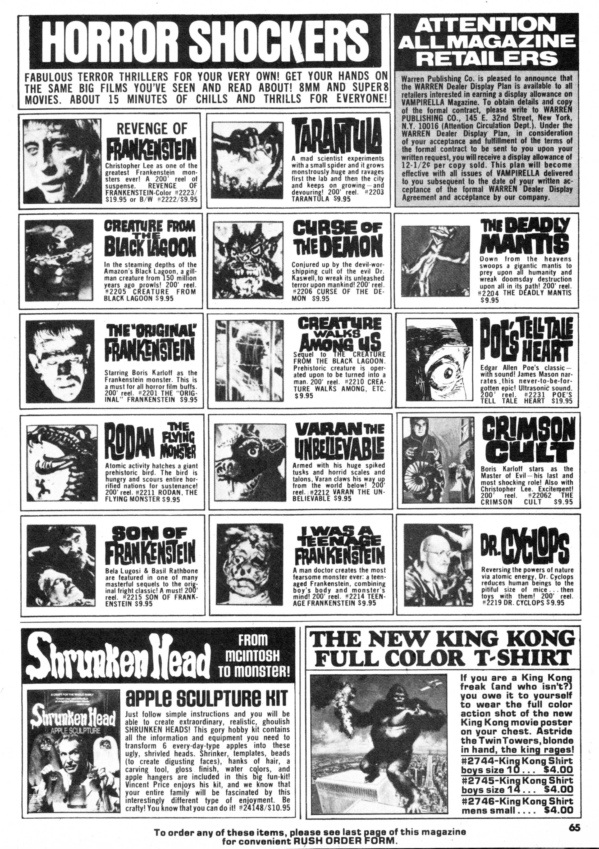 Read online Vampirella (1969) comic -  Issue #61 - 65