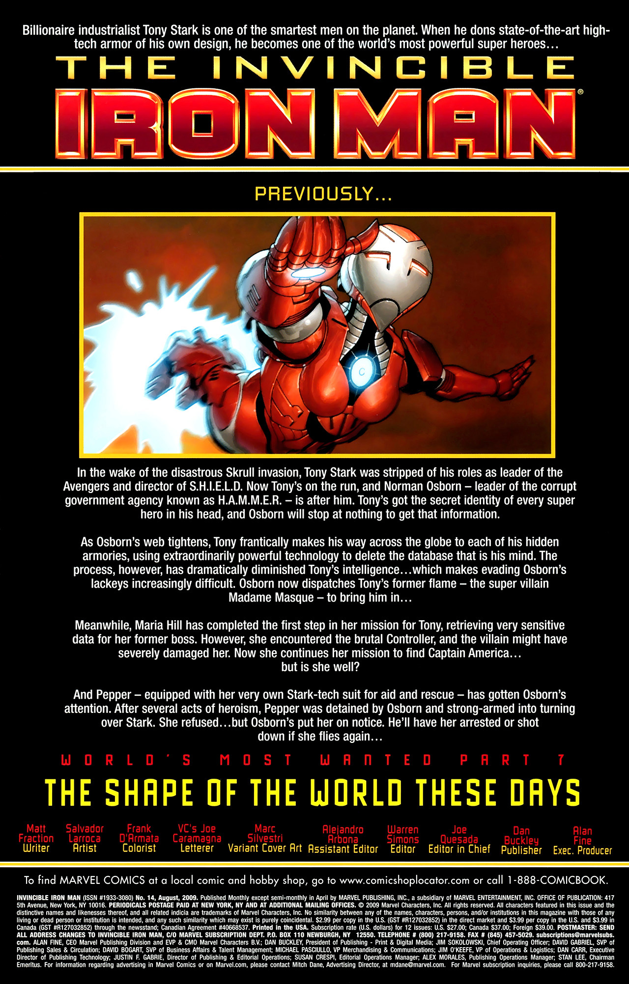 Read online The Invincible Iron Man (2008) comic -  Issue #14 - 3