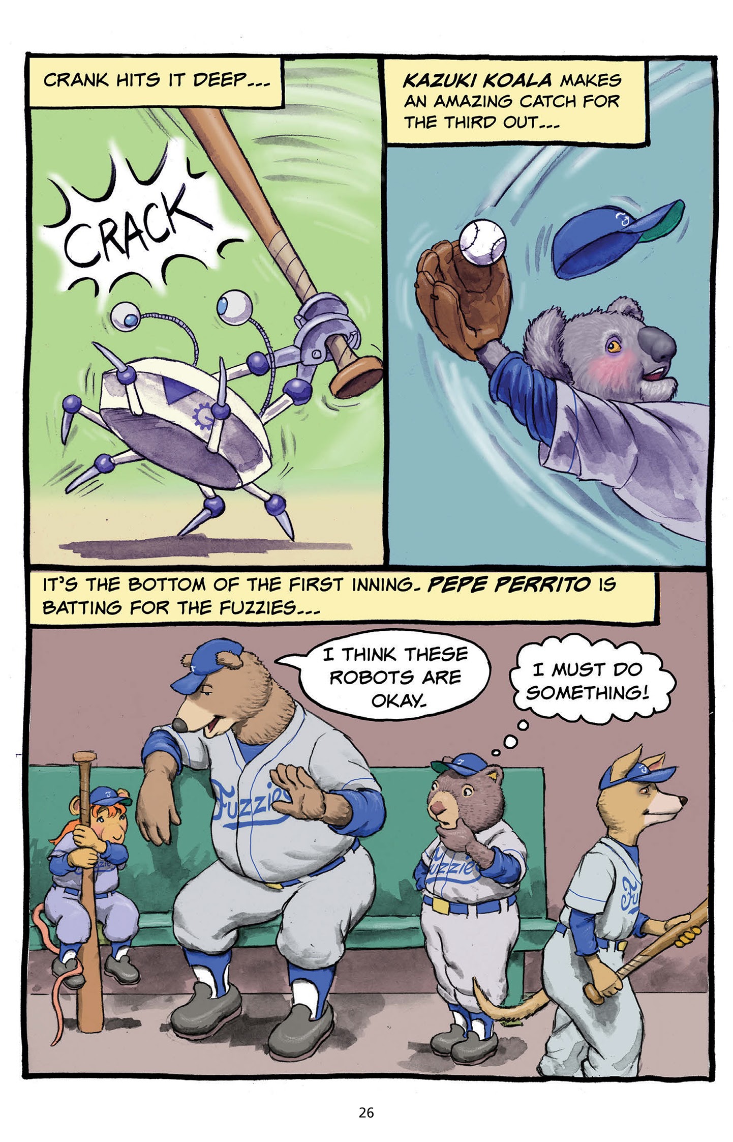 Read online Fuzzy Baseball comic -  Issue #3 - 28