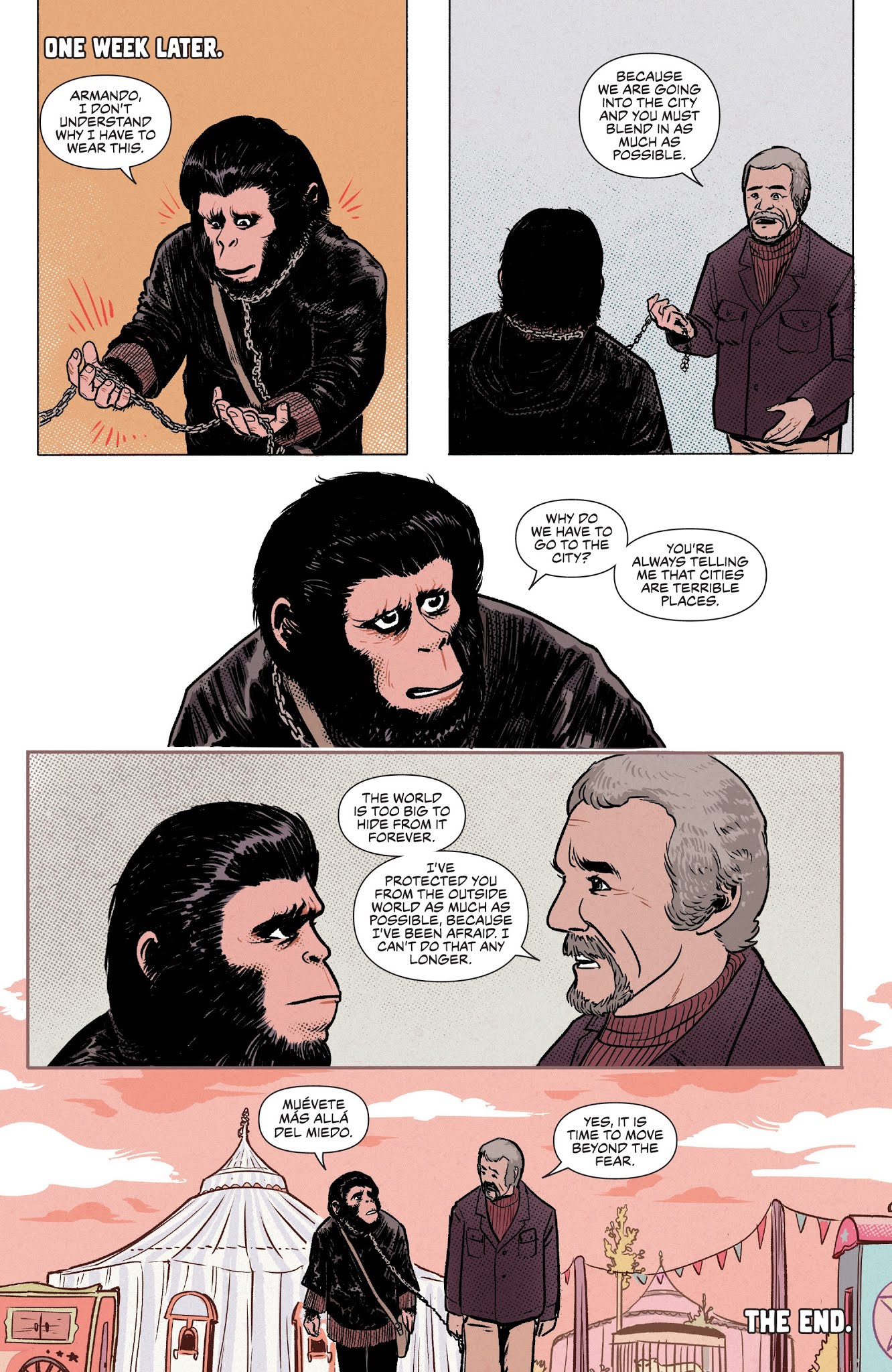 Read online Planet of the Apes: The Time of Man comic -  Issue # Full - 11