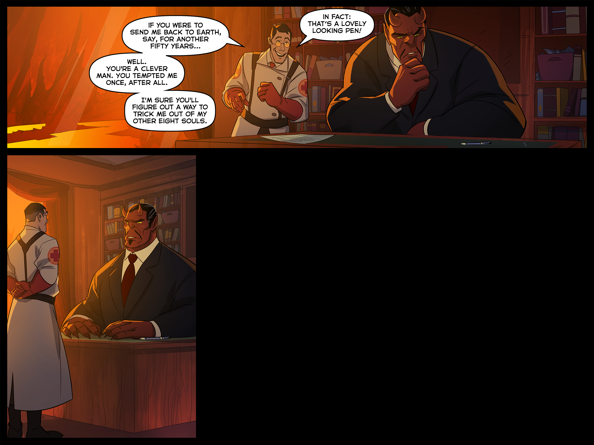 Read online Team Fortress 2 comic -  Issue #6 - 222