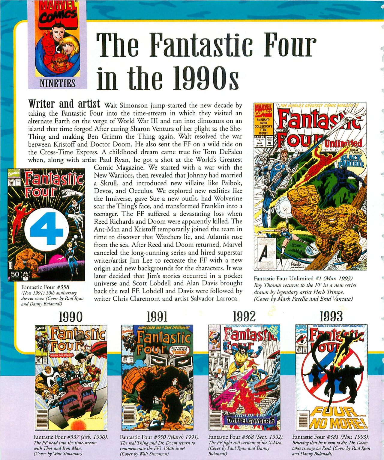 Read online Fantastic Four: The Universal Guide comic -  Issue # Full - 96