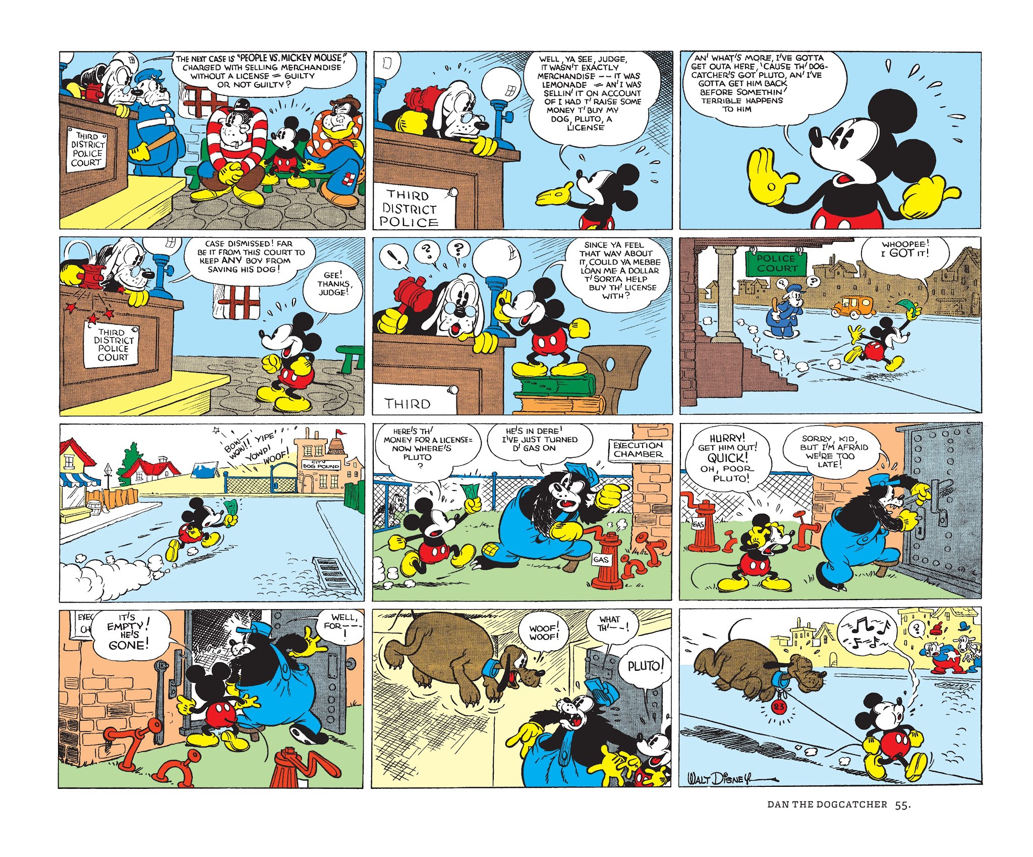 Read online Walt Disney's Mickey Mouse Color Sundays comic -  Issue # TPB 1 (Part 1) - 55