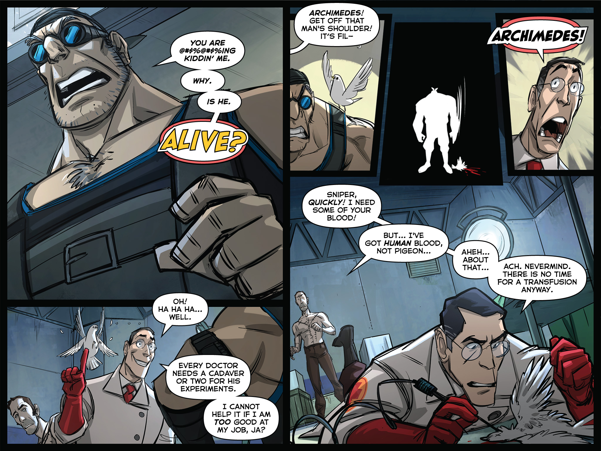 Read online Team Fortress 2 comic -  Issue #5 - 72