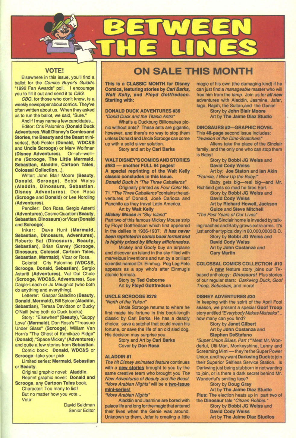 Read online Walt Disney's Comics and Stories comic -  Issue #583 - 59