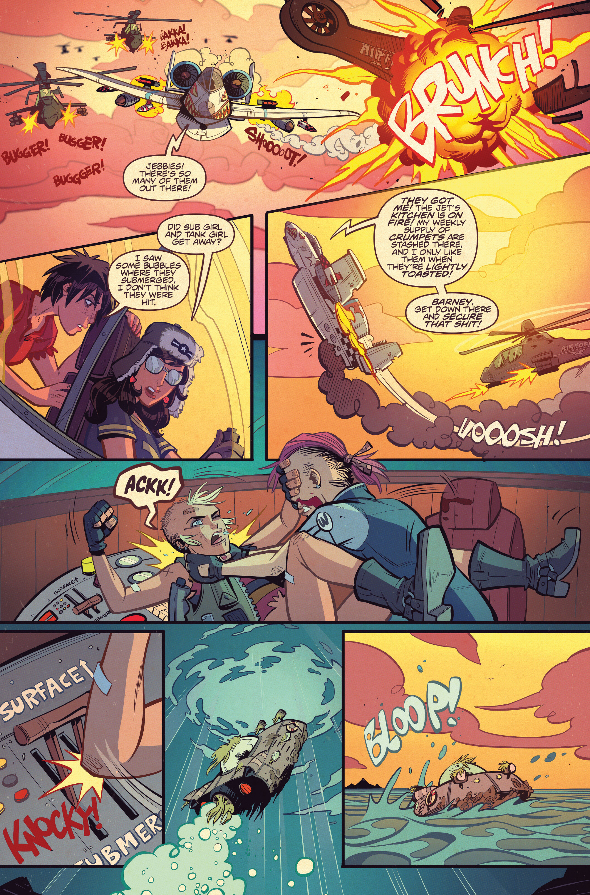 Read online Tank Girl: Two Girls, One Tank comic -  Issue #4 - 6