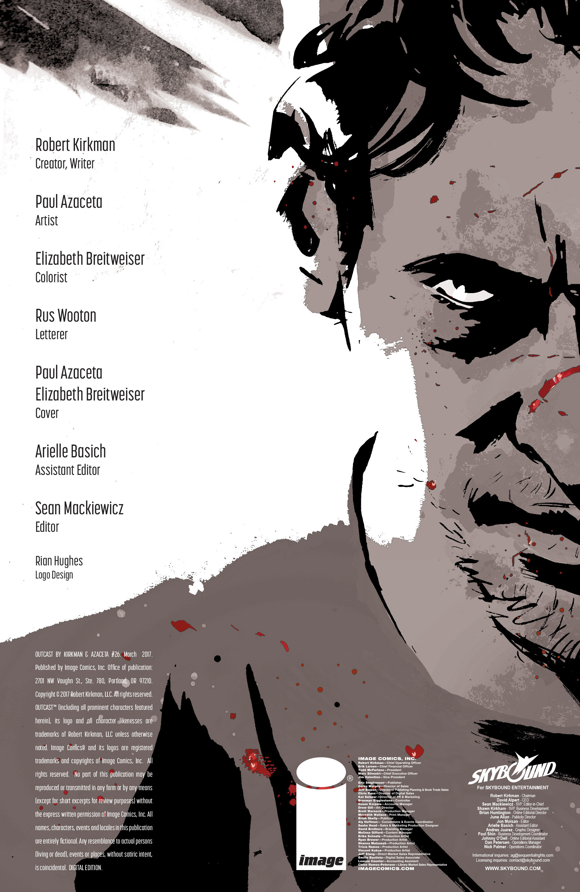 Read online Outcast by Kirkman & Azaceta comic -  Issue #26 - 2