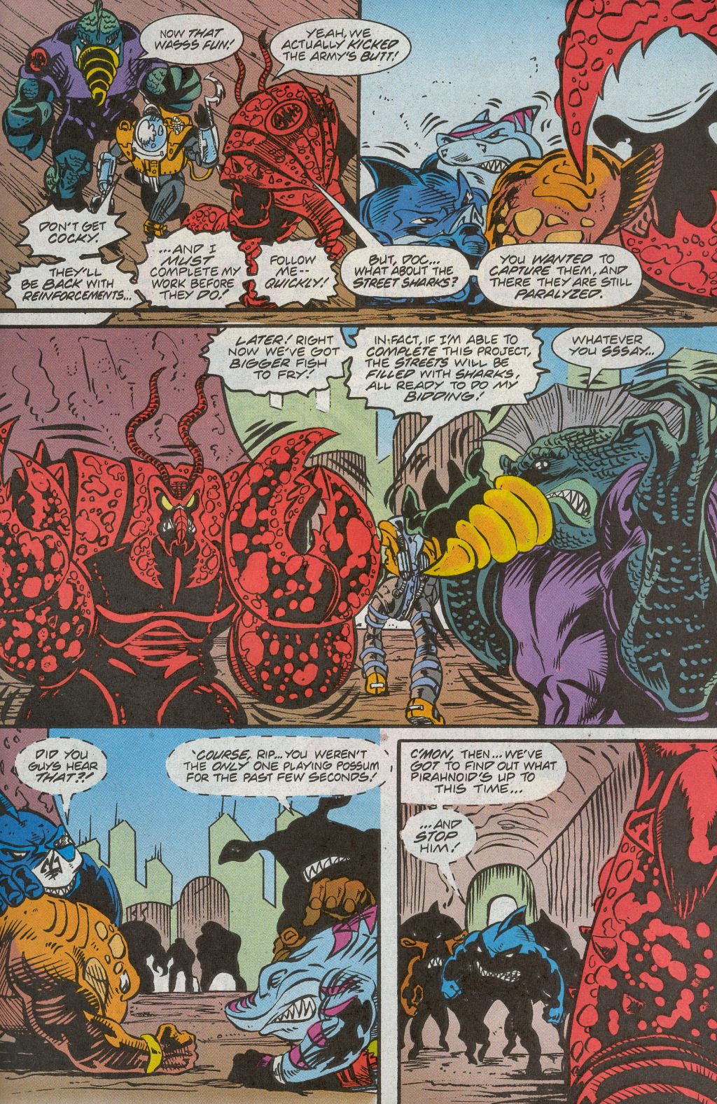 Read online Street Sharks comic -  Issue #3 - 22