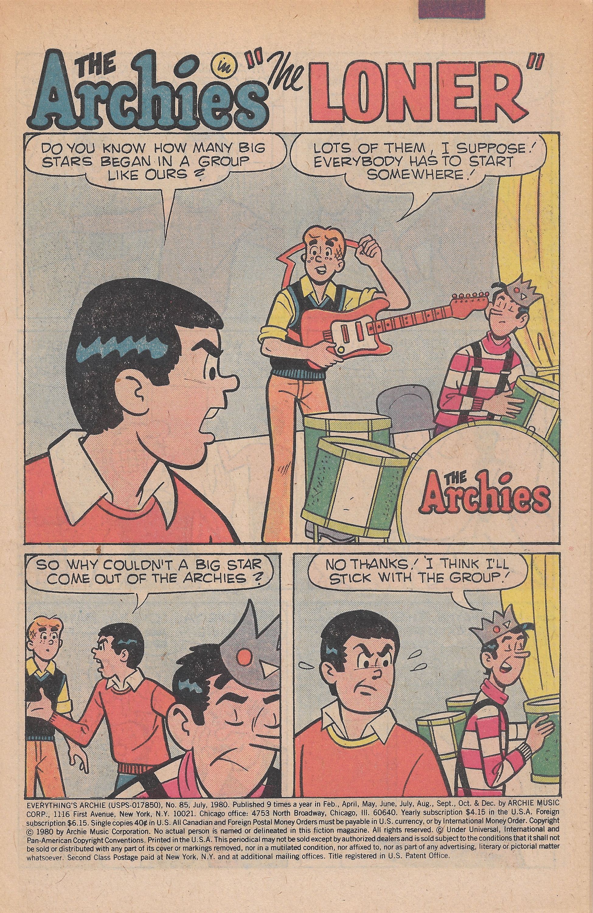 Read online Everything's Archie comic -  Issue #85 - 3
