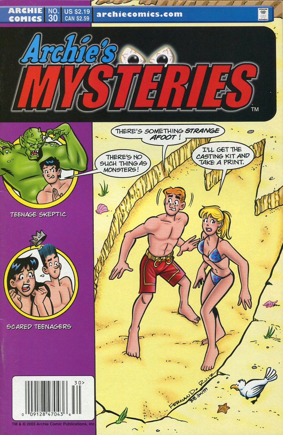 Read online Archie's Weird Mysteries comic -  Issue #30 - 1