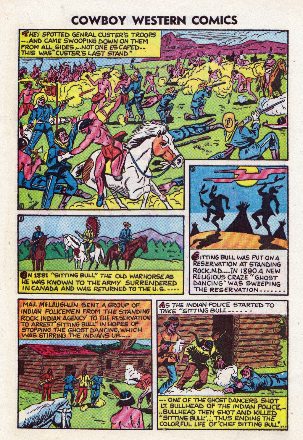 Read online Cowboy Western Comics (1948) comic -  Issue #36 - 29