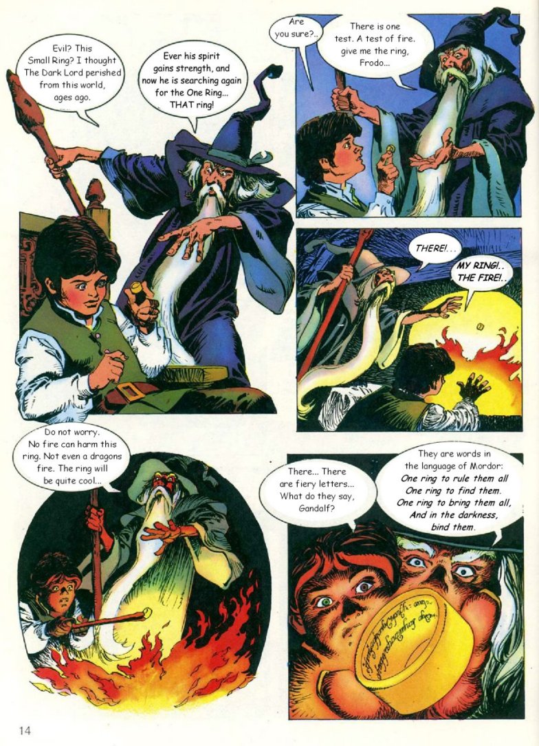 Read online El Señor de los Anillos comic -  Issue #1 - 9
