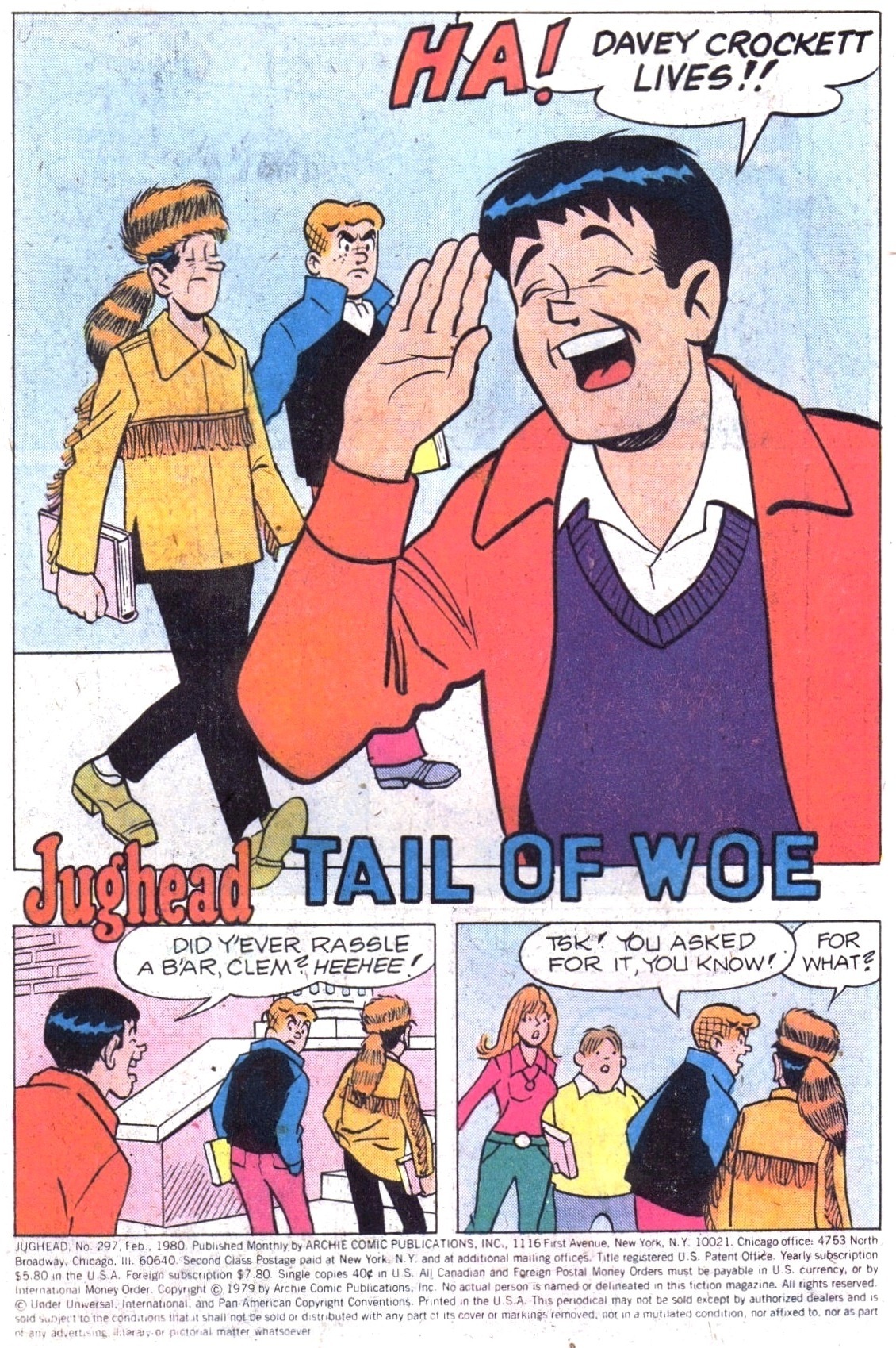 Read online Jughead (1965) comic -  Issue #297 - 3