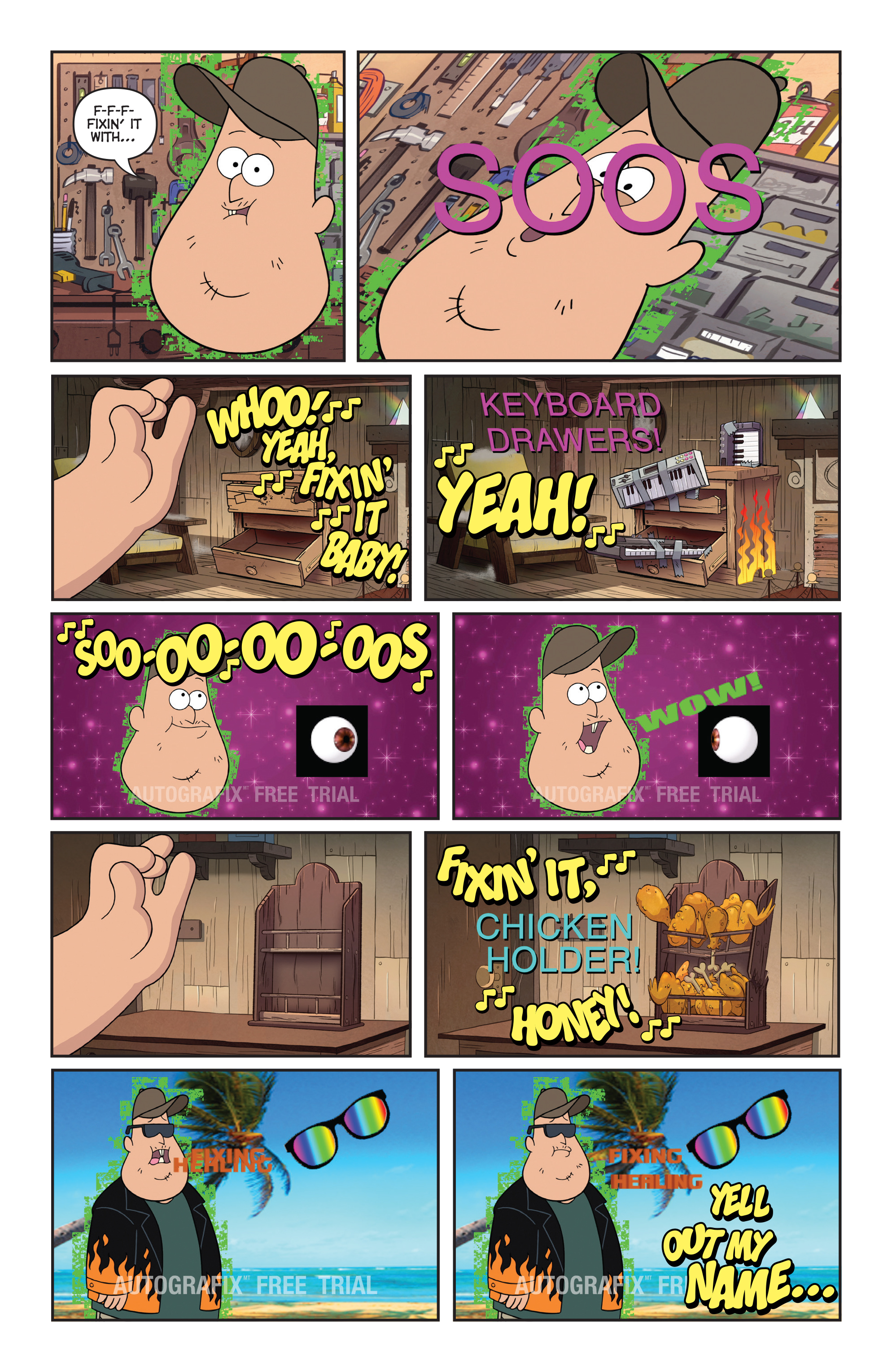 Read online Disney Gravity Falls Shorts Cinestory Comic comic -  Issue #2 - 21