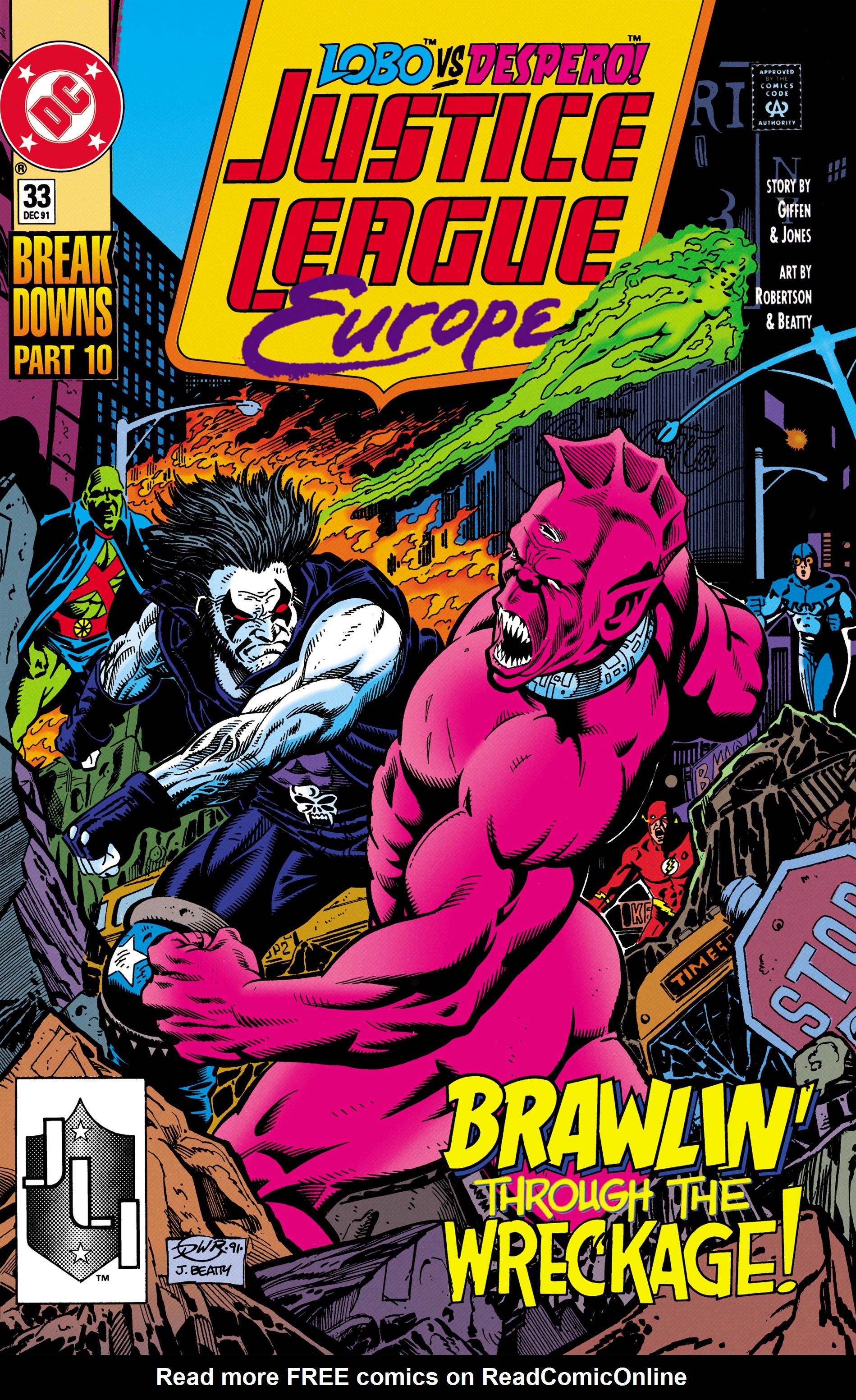 Read online Justice League Europe comic -  Issue #33 - 1