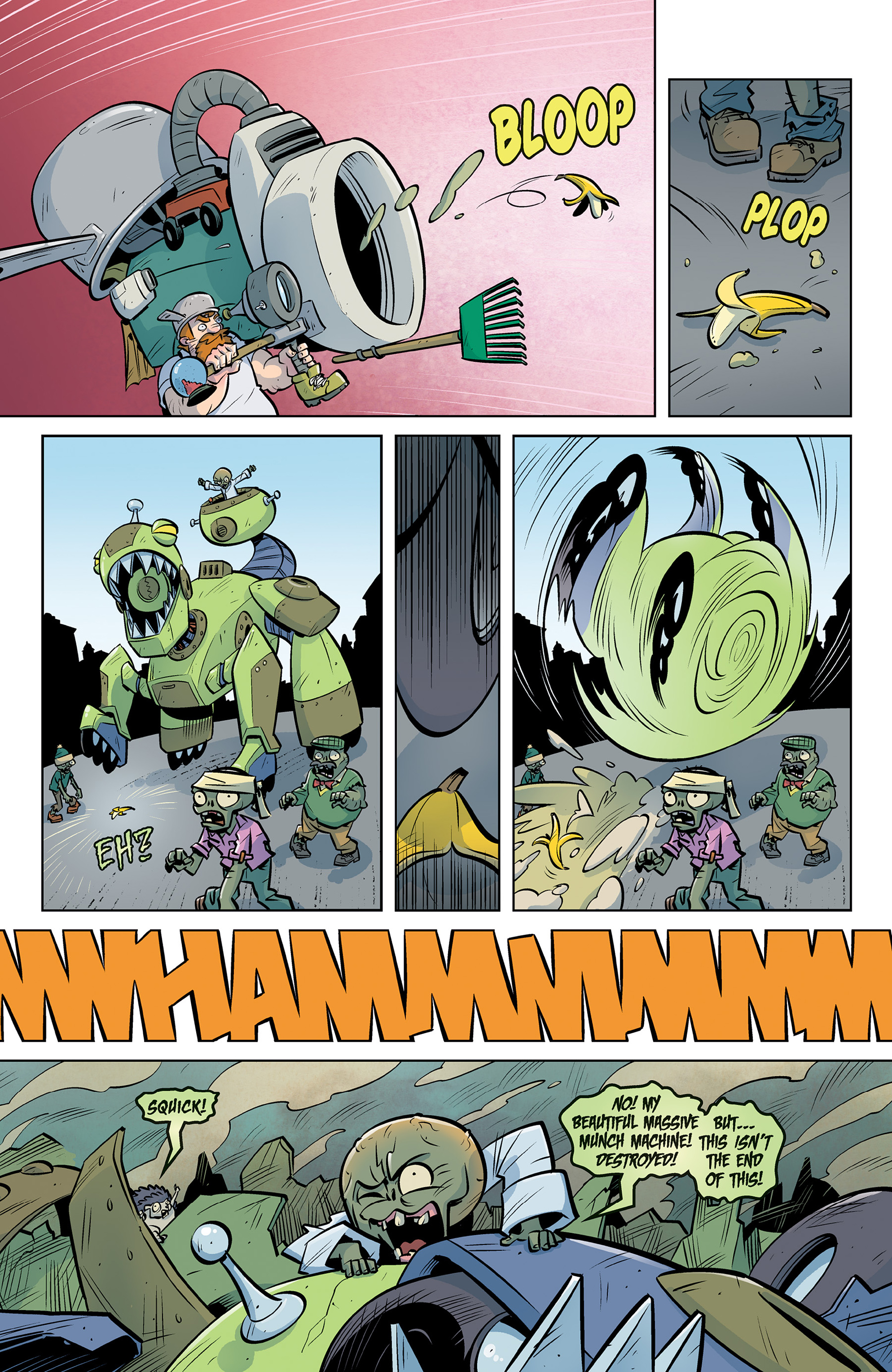 Read online Plants vs. Zombies: Petal to the Metal comic -  Issue #9 - 24