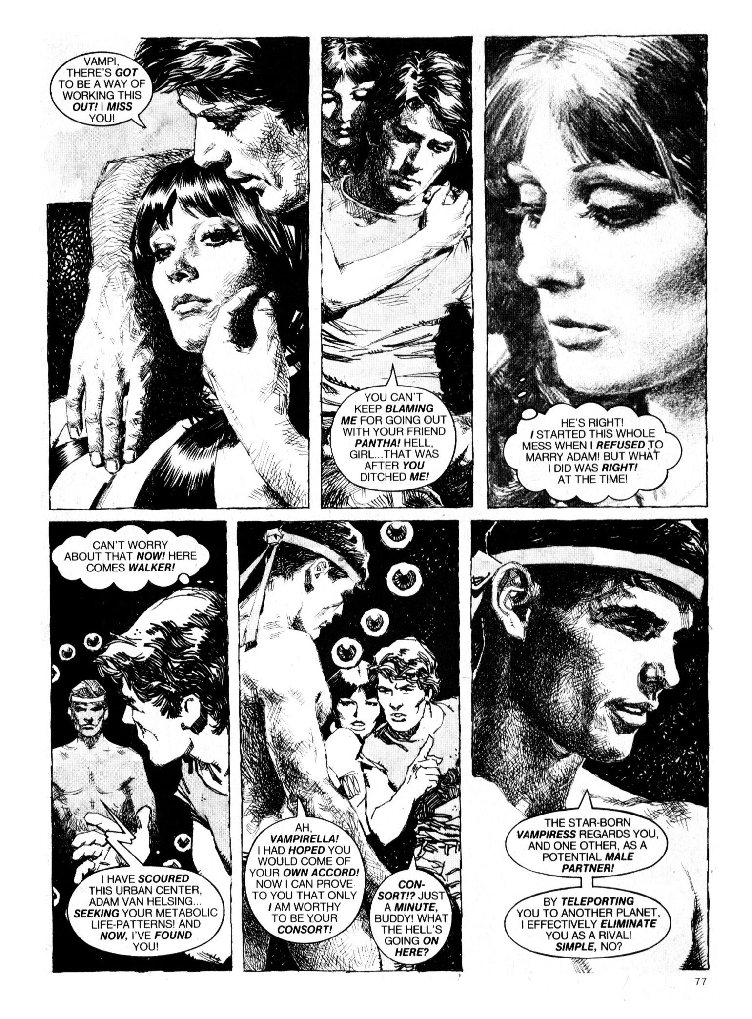 Read online Vampirella (1969) comic -  Issue #113 - 77