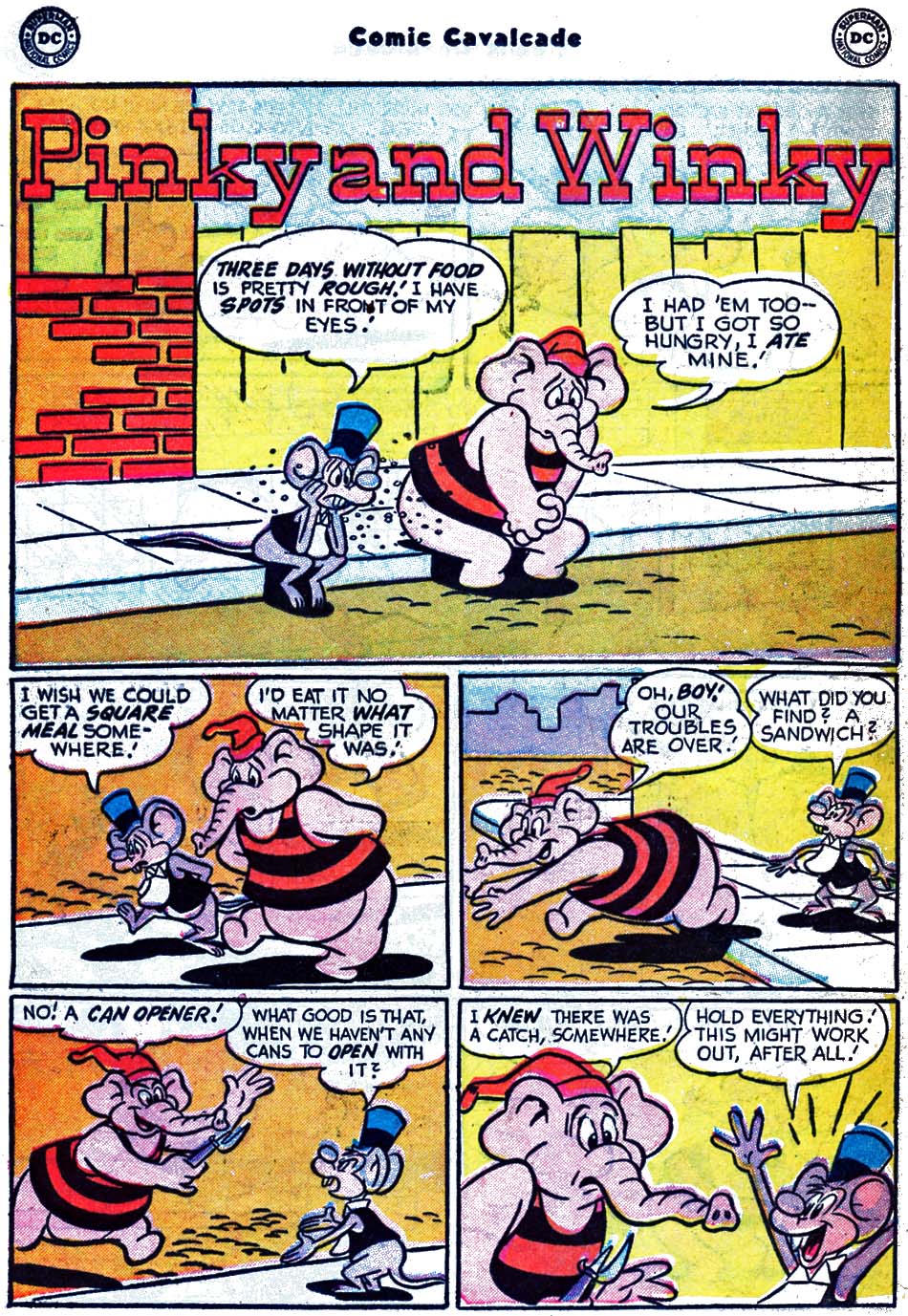 Read online Comic Cavalcade comic -  Issue #53 - 49