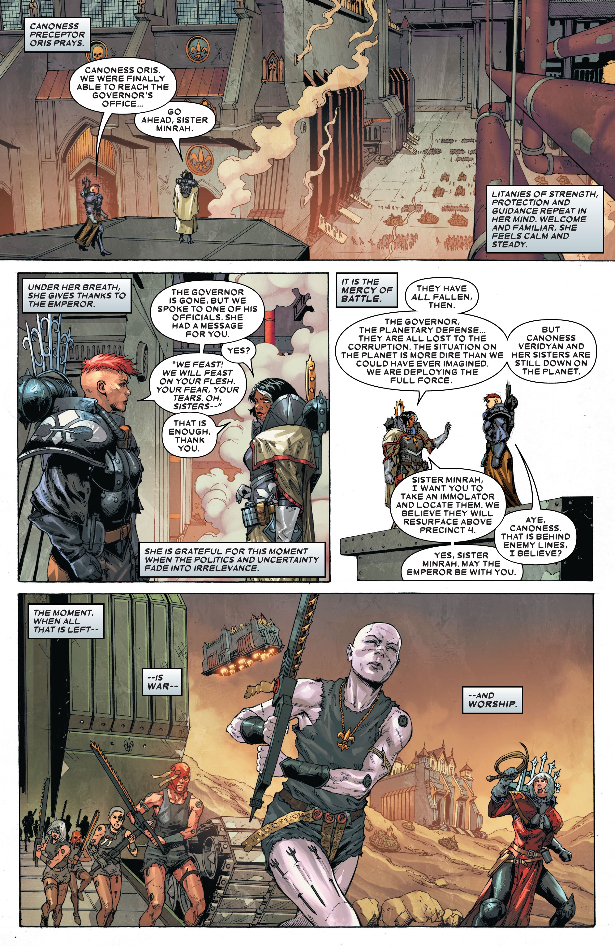 Read online Warhammer 40,000: Sisters Of Battle comic -  Issue #4 - 17