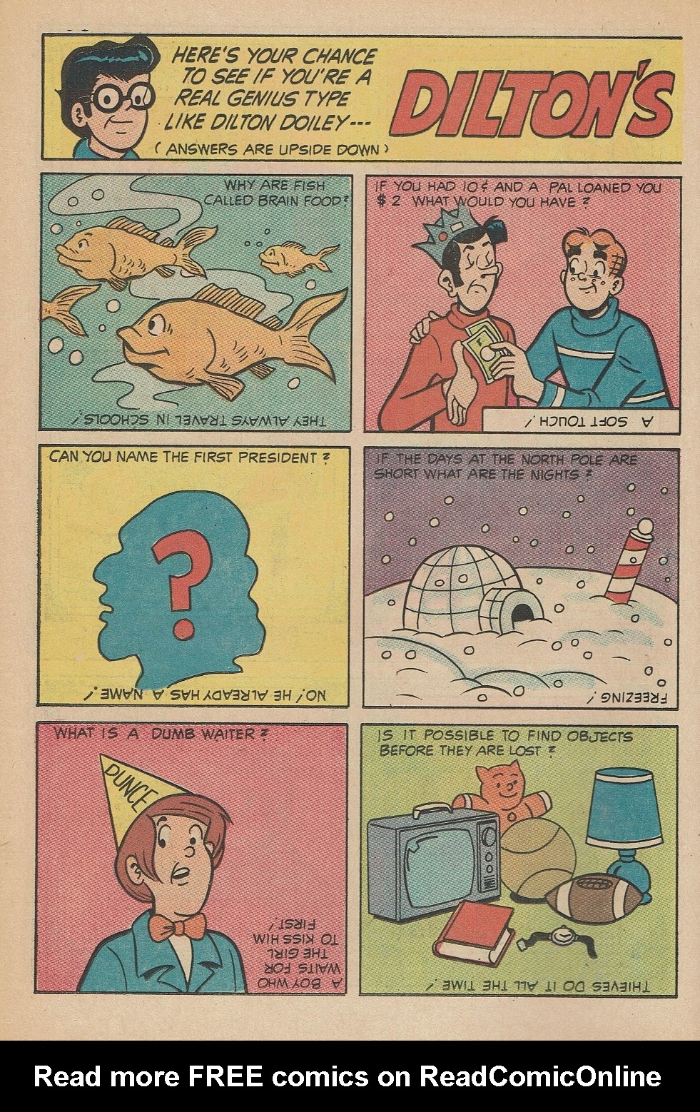 Read online Archie's Joke Book Magazine comic -  Issue #169 - 21