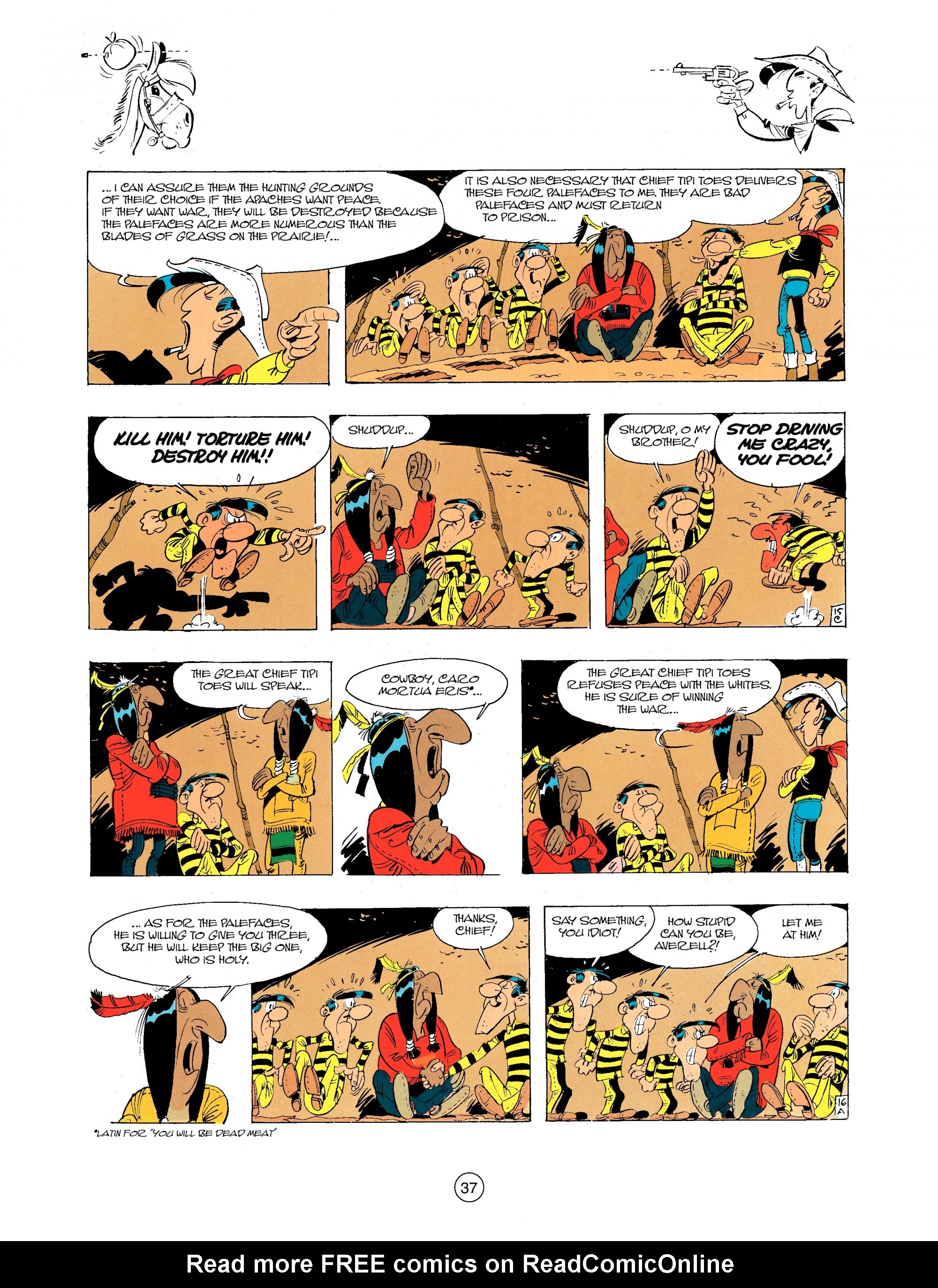 Read online A Lucky Luke Adventure comic -  Issue #34 - 37