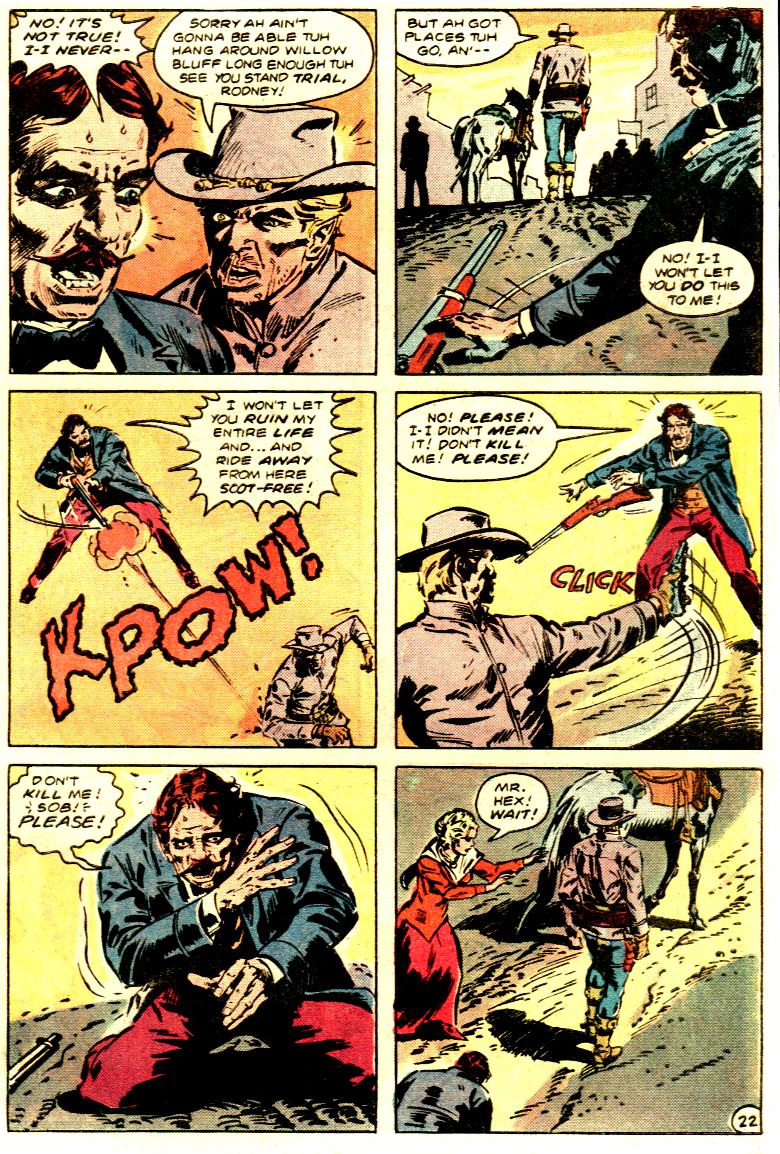 Read online Jonah Hex (1977) comic -  Issue #66 - 23