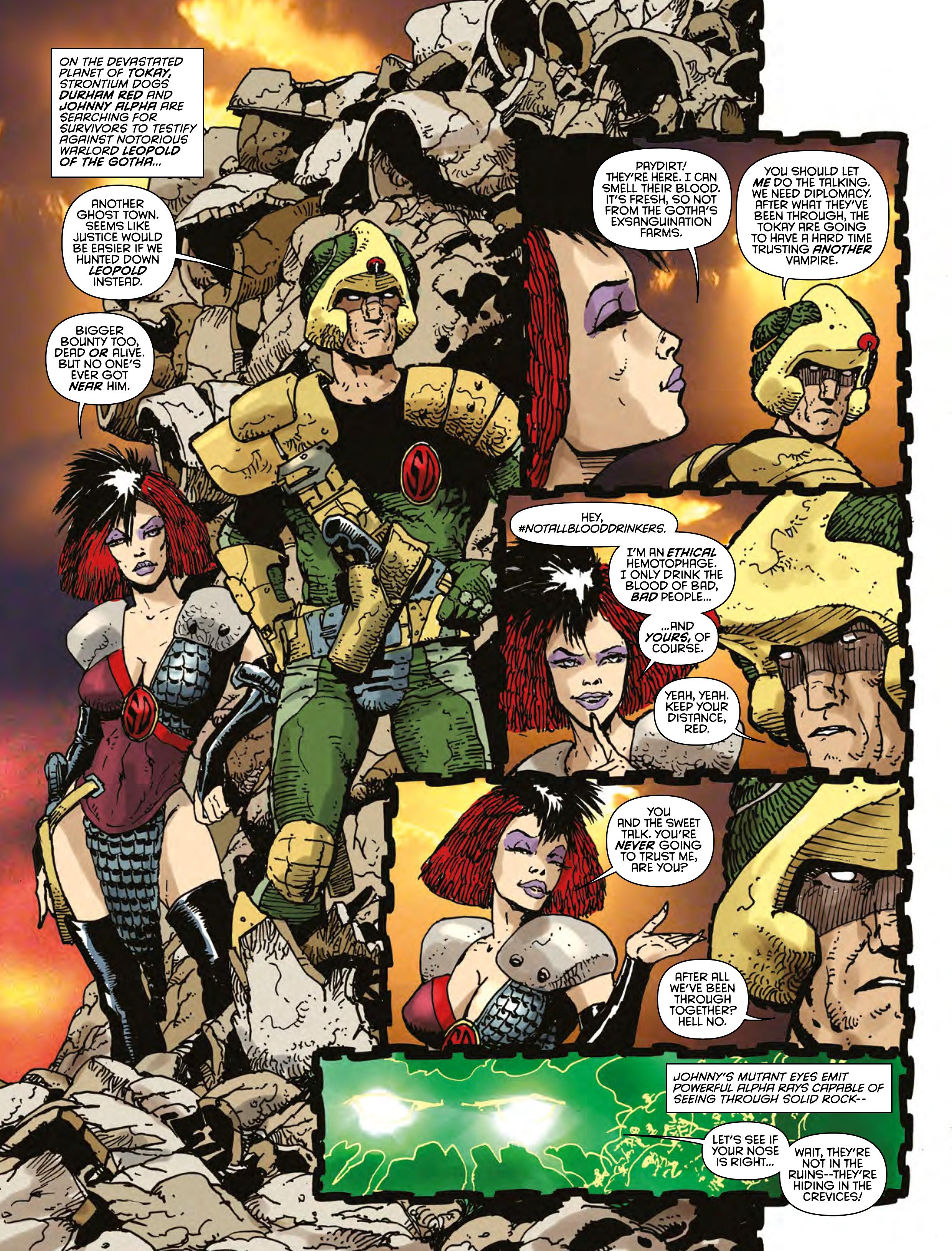 Read online 2000AD Durham Red comic -  Issue # TPB - 111