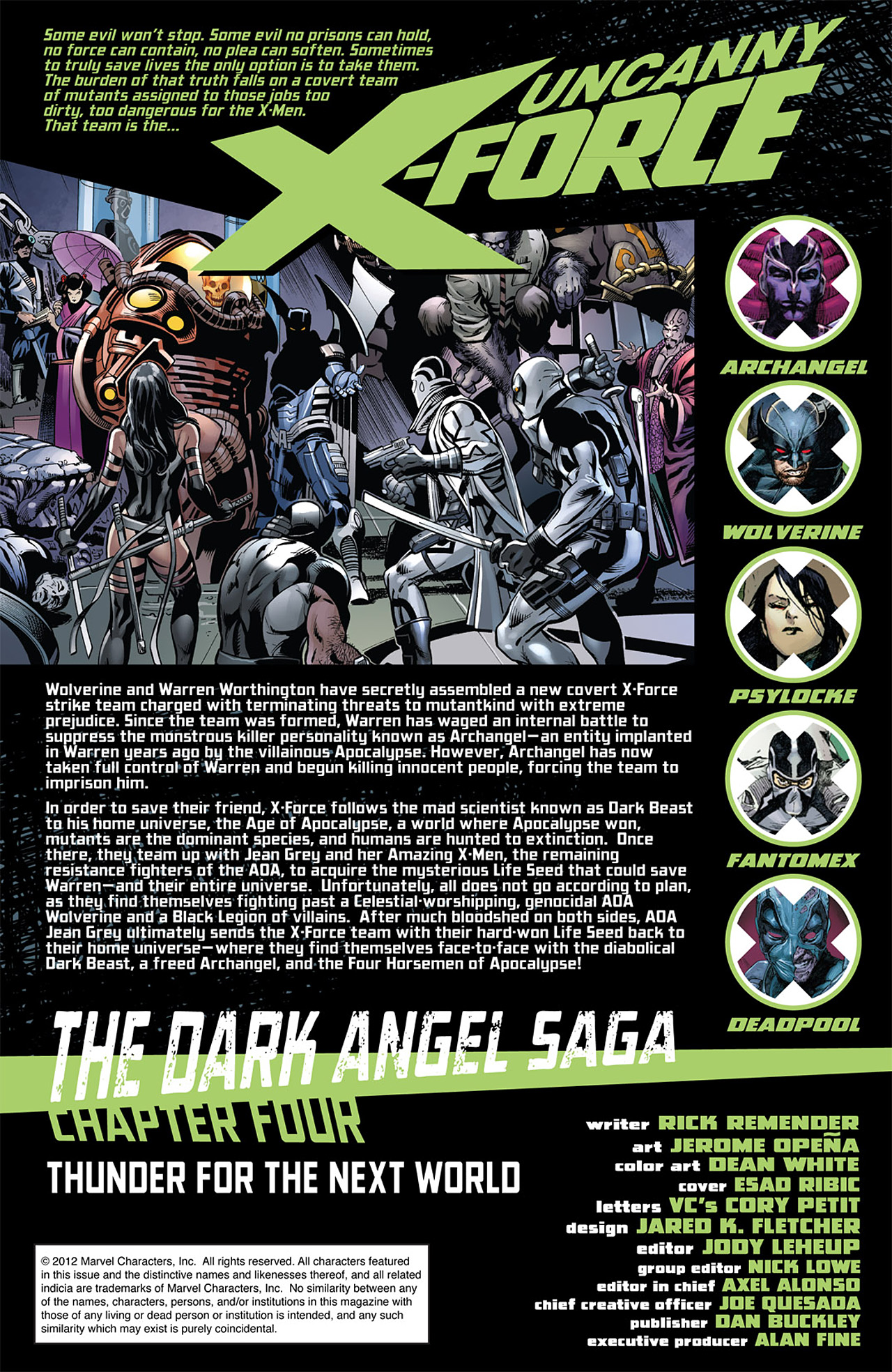 Read online Uncanny X-Force (2010) comic -  Issue #14 - 2