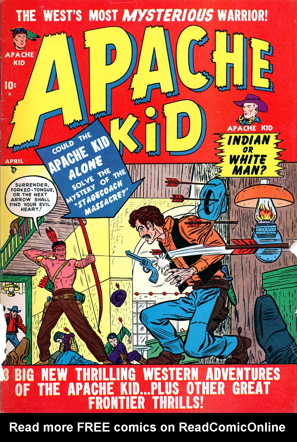 Read online Apache Kid comic -  Issue #4 - 1