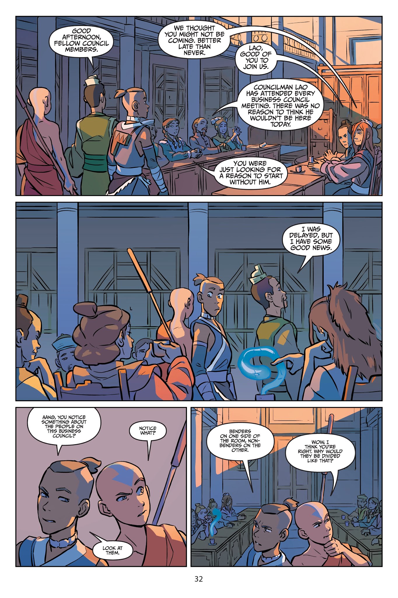 Read online Nickelodeon Avatar: The Last Airbender - Imbalance comic -  Issue # TPB 1 - 33
