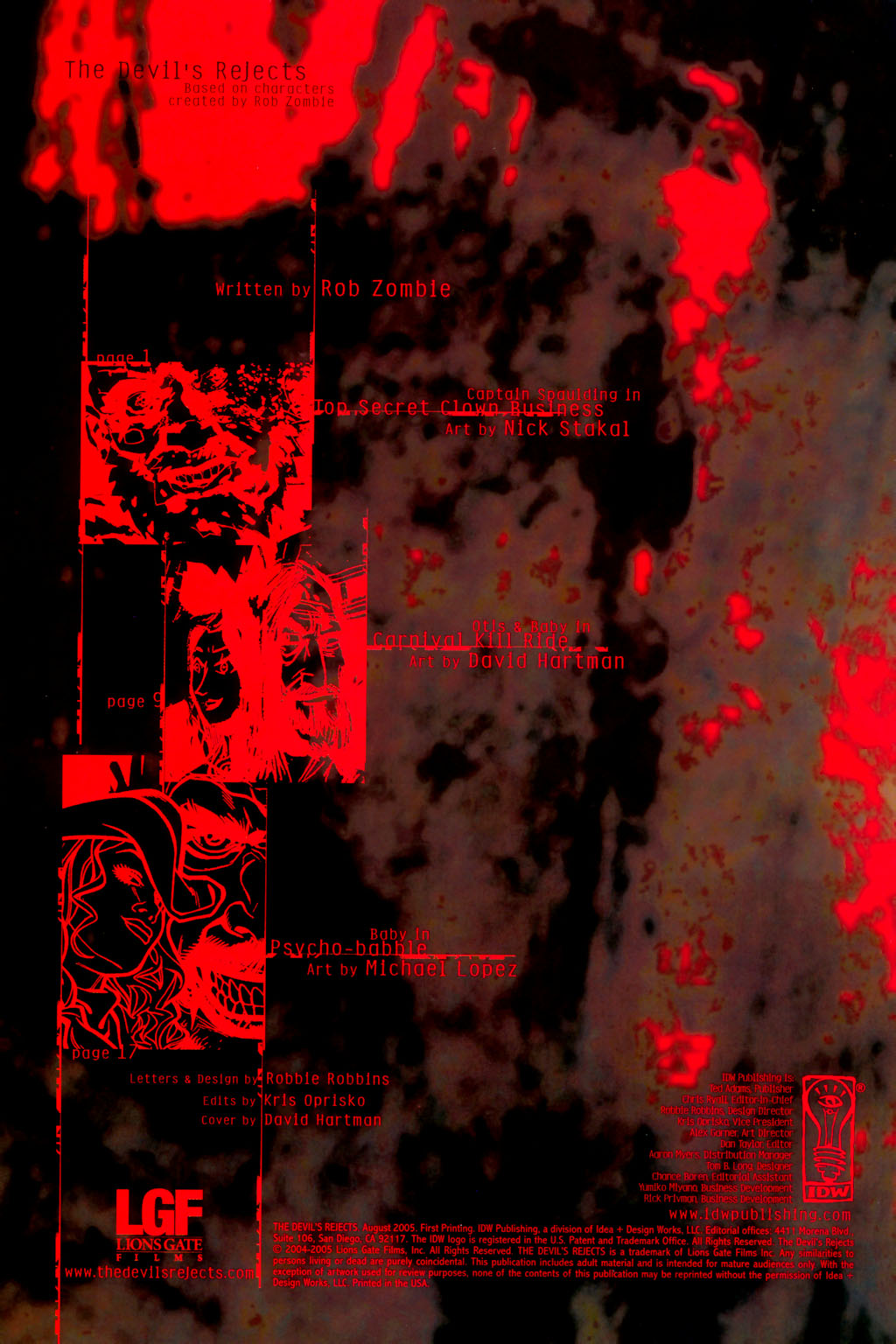 Read online The Devil's Rejects comic -  Issue # Full - 2