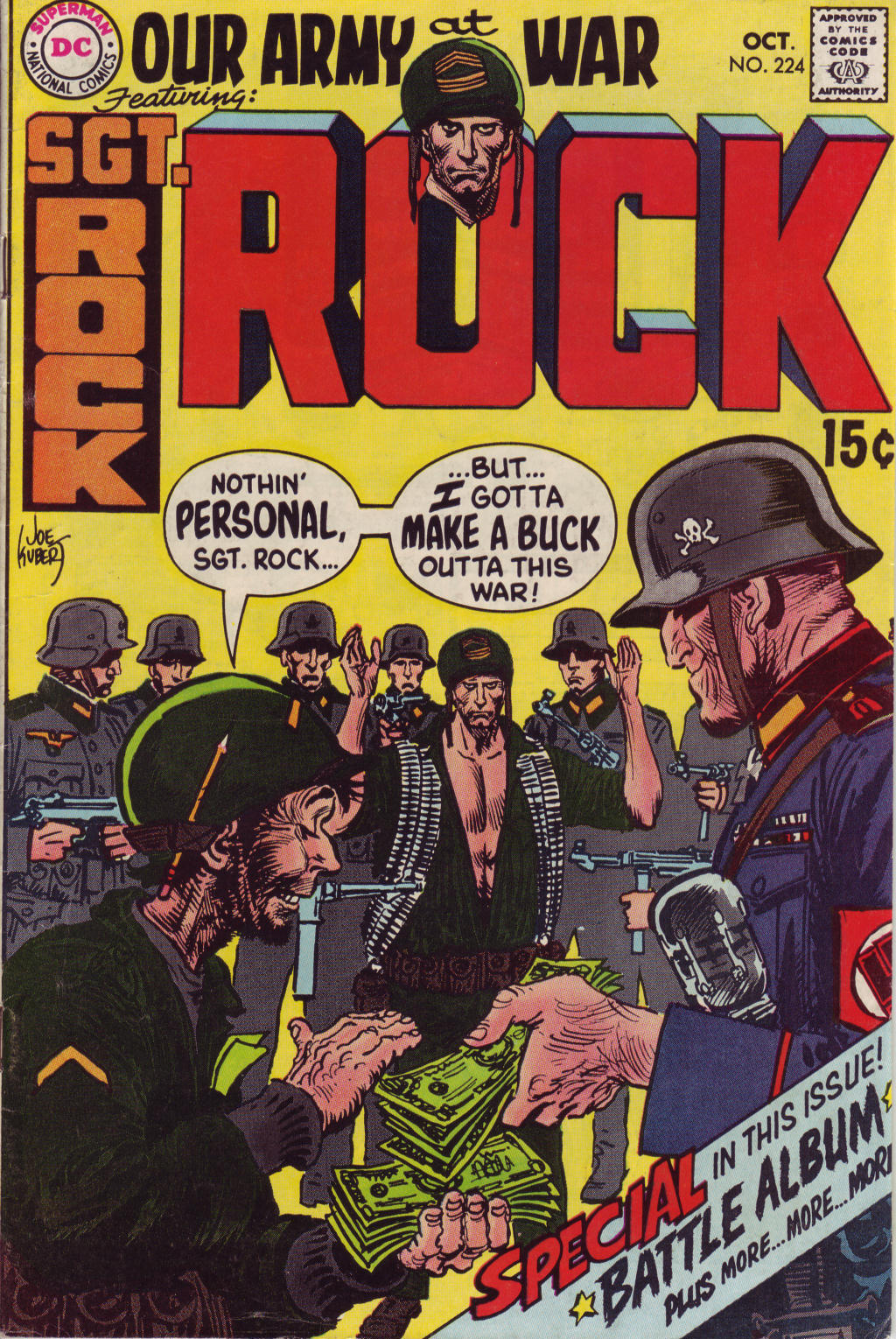 Read online Our Army at War (1952) comic -  Issue #224 - 1