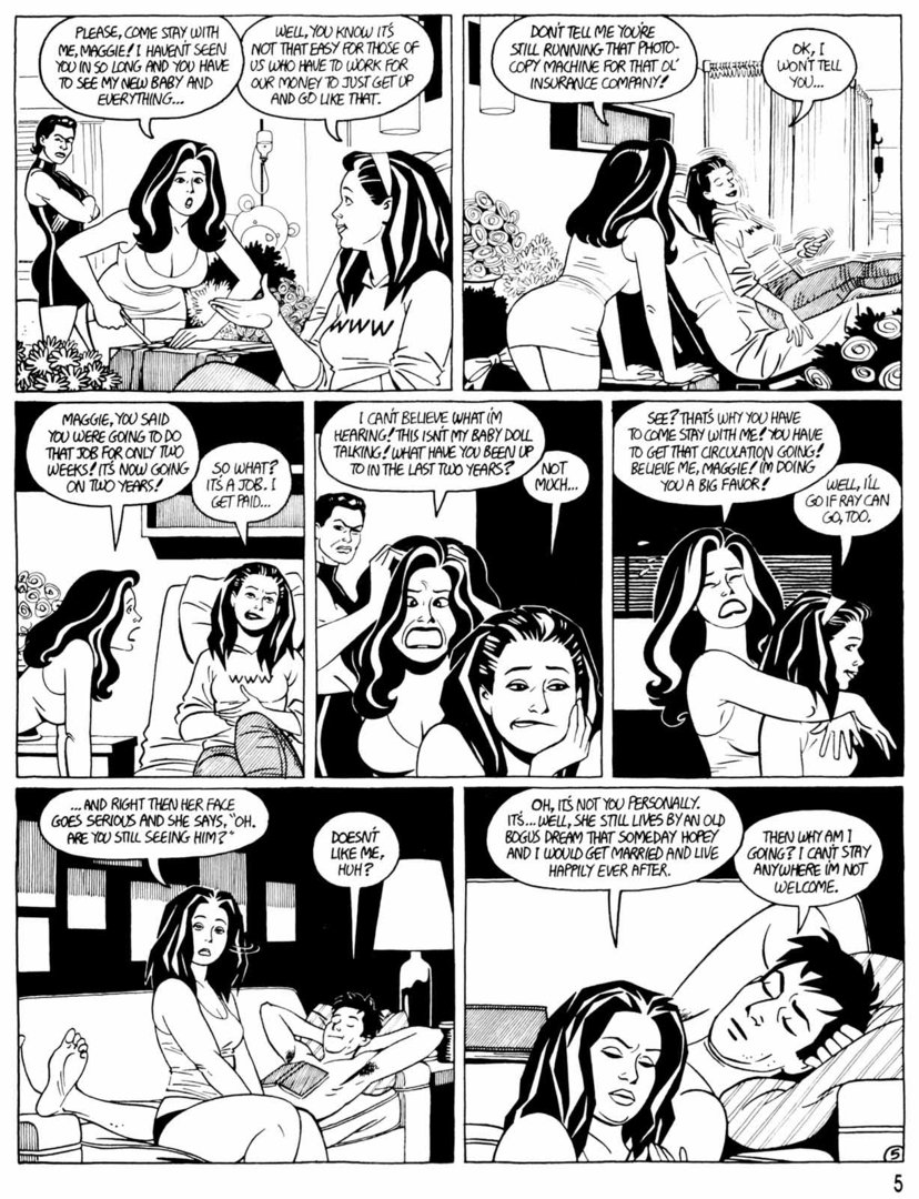 Read online Love and Rockets (1982) comic -  Issue #30 - 8