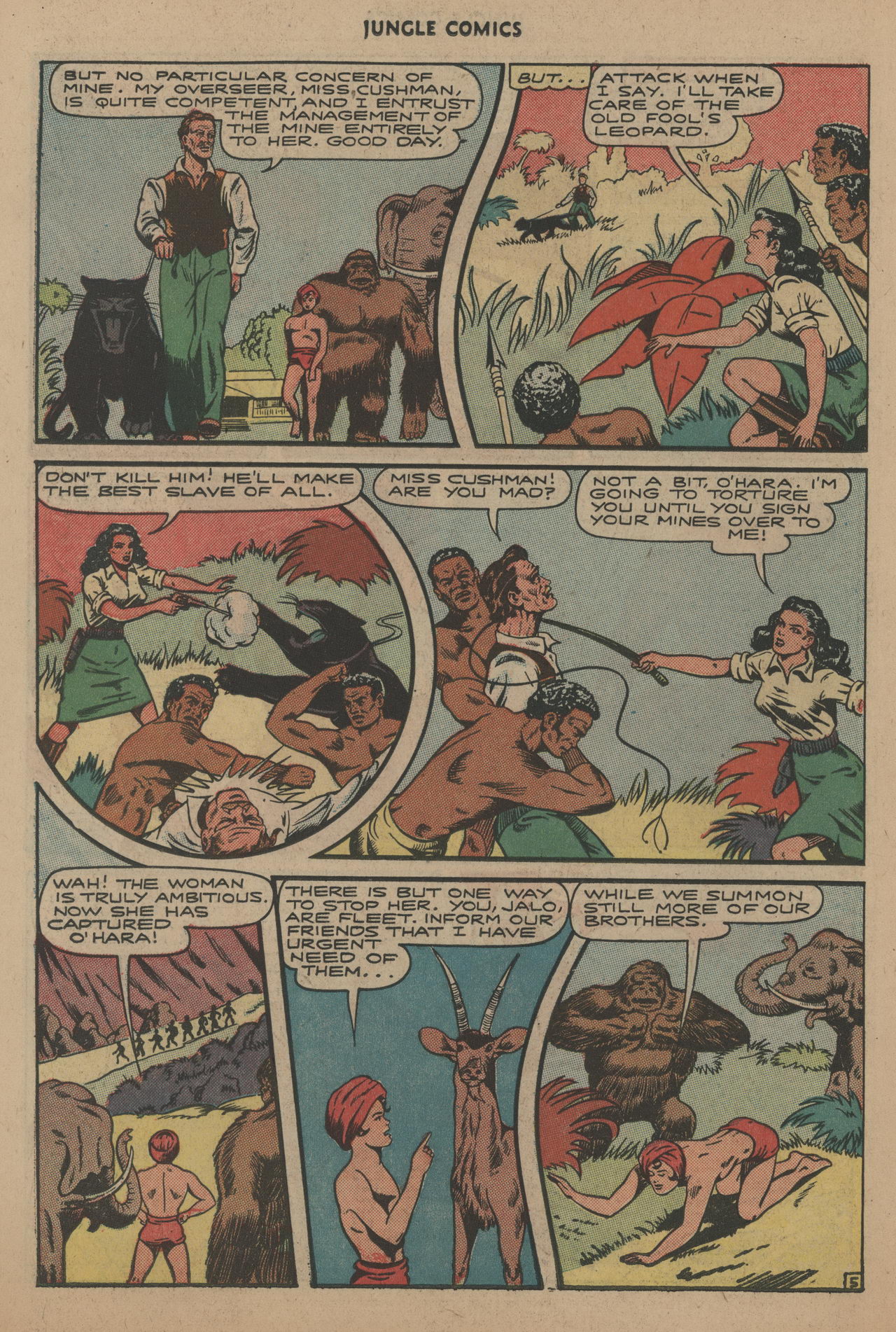Read online Jungle Comics comic -  Issue #81 - 32