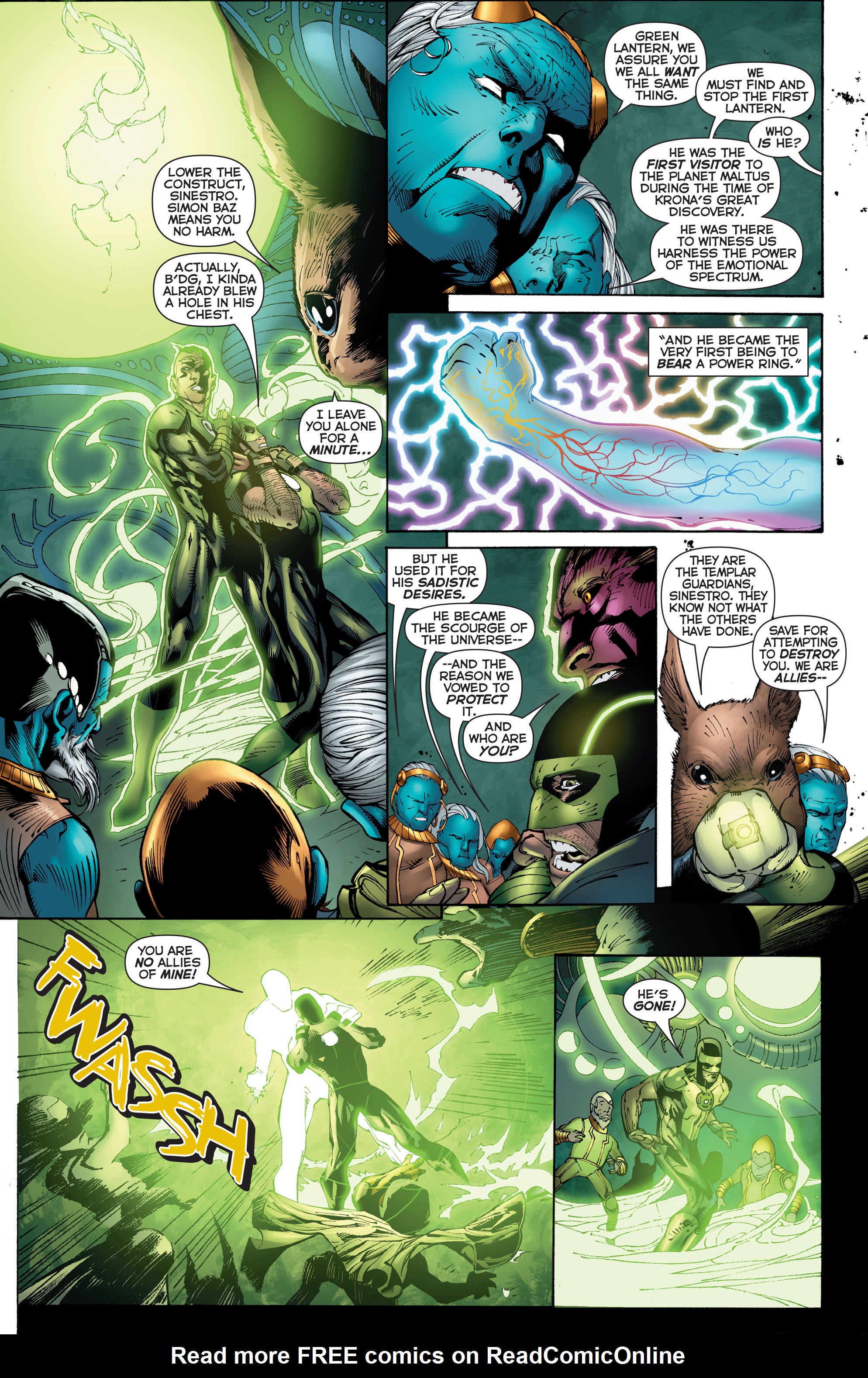 Read online Green Lantern: The Wrath of the First Lantern comic -  Issue # TPB - 176