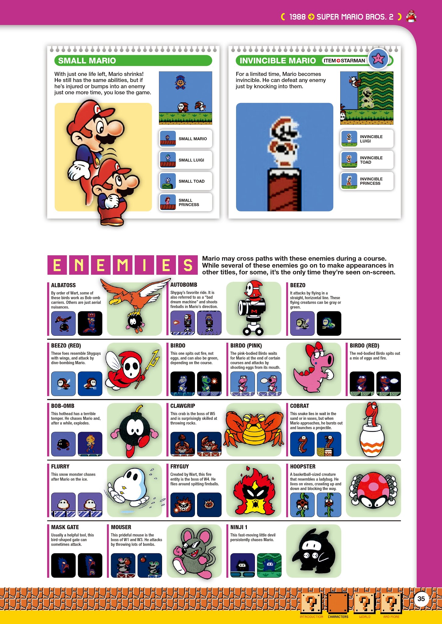Read online Super Mario Bros. Encyclopedia: The Official Guide to the First 30 Years comic -  Issue # TPB (Part 1) - 36