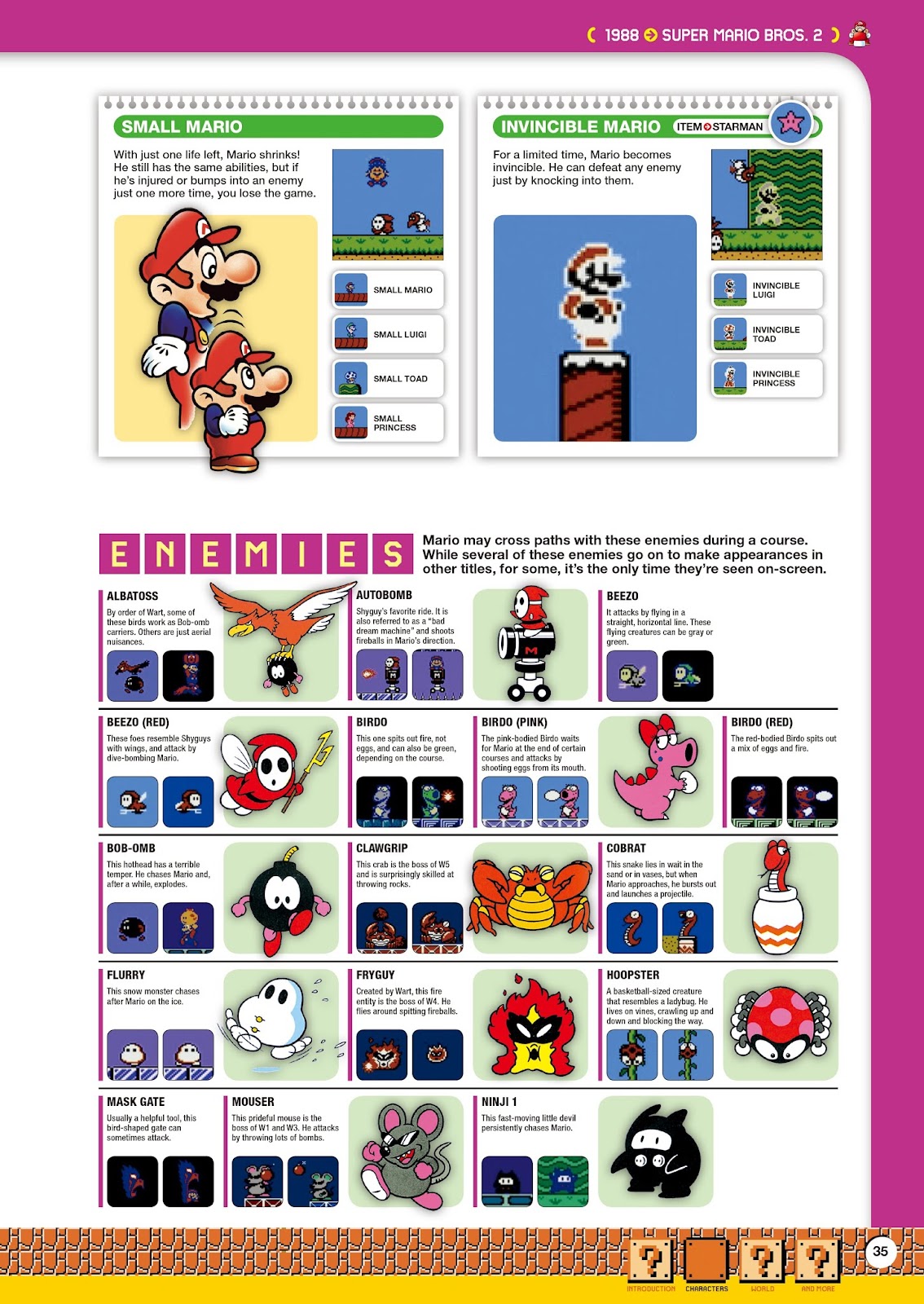 Super Mario Bros. Encyclopedia: The Official Guide to the First 30 Years issue TPB (Part 1) - Page 36