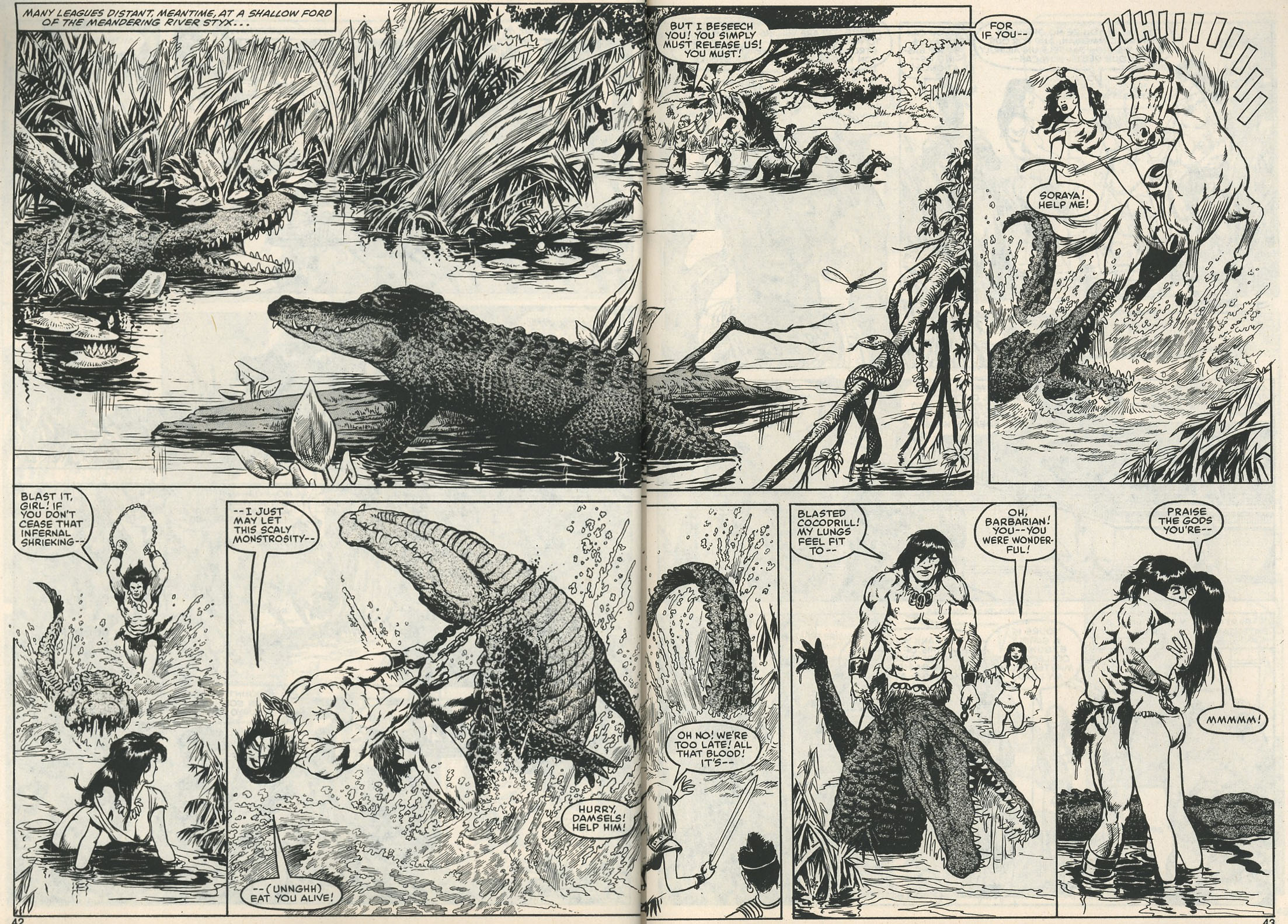 Read online The Savage Sword Of Conan comic -  Issue #111 - 43