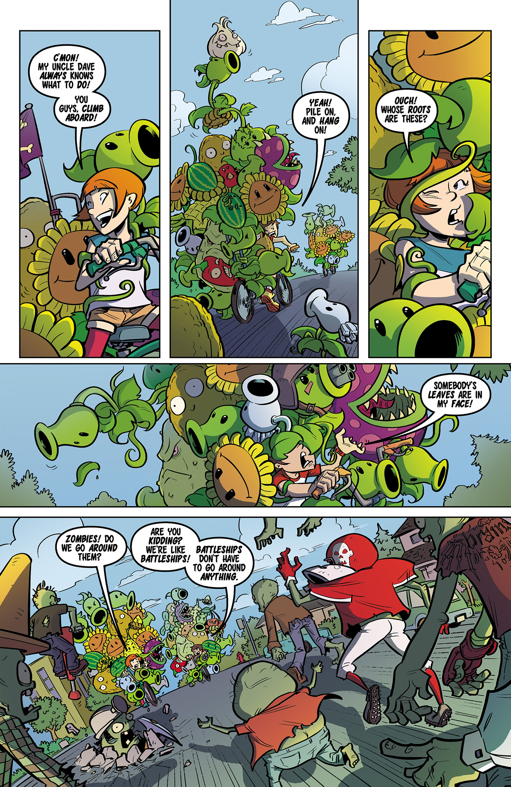 Read online Plants vs. Zombies: Lawnmageddon comic -  Issue #4 - 5