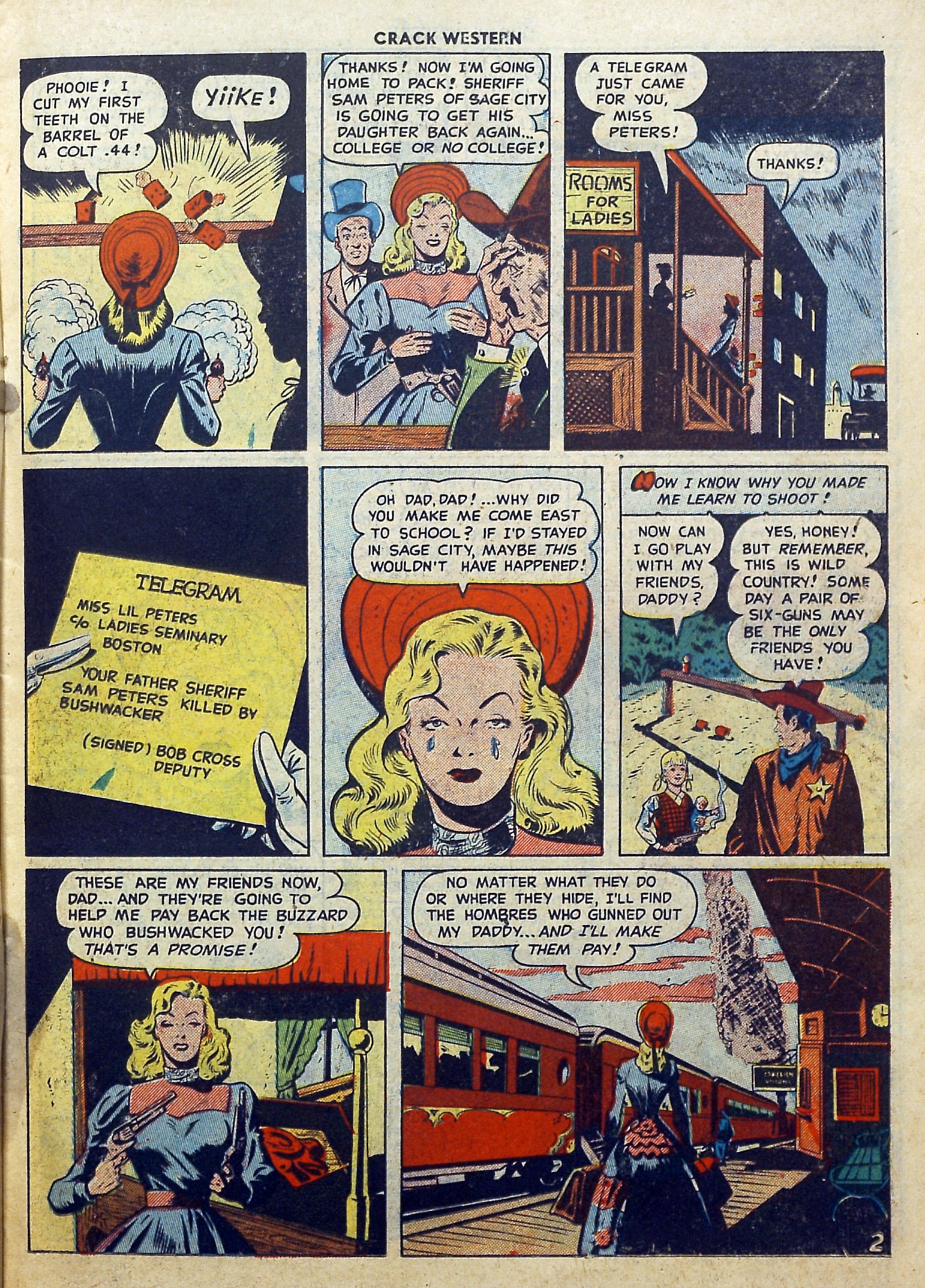 Read online Crack Western comic -  Issue #63 - 13