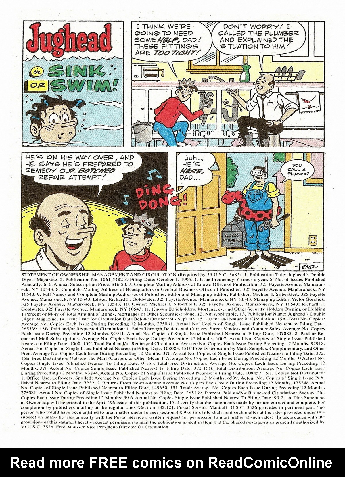 Read online Jughead's Double Digest Magazine comic -  Issue #36 - 163