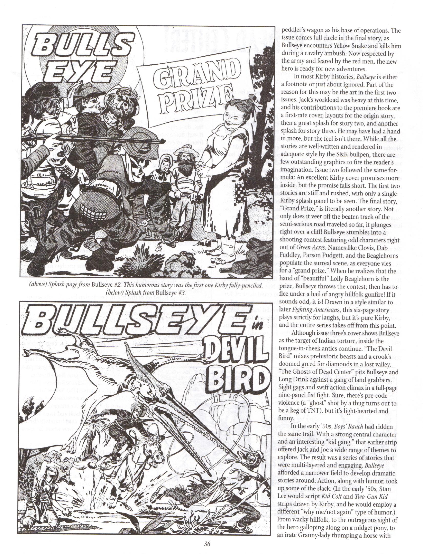 Read online The Jack Kirby Collector comic -  Issue #16 - 36