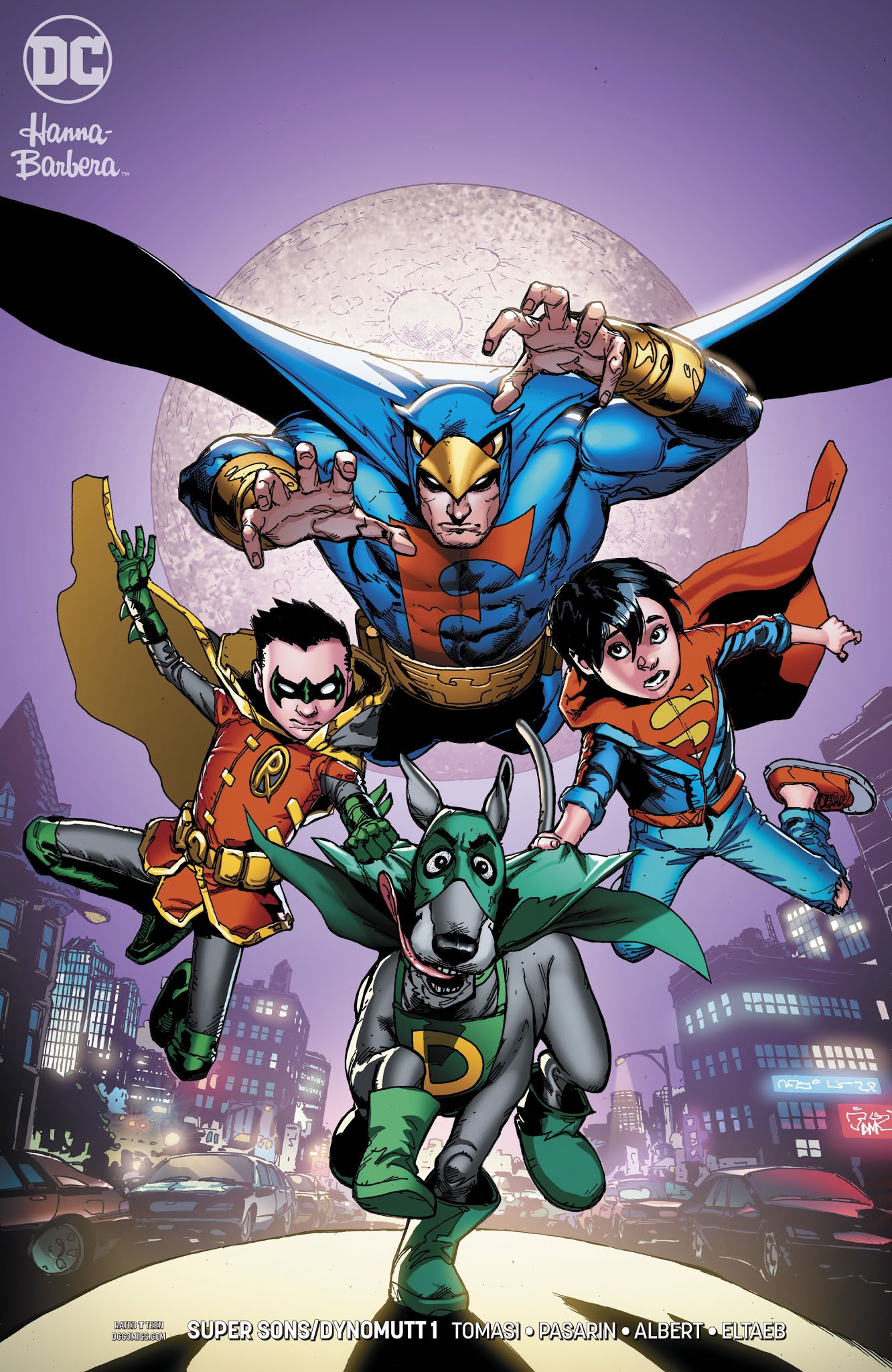 Read online DC Meets Hanna-Barbera comic -  Issue # Issue Super Sons - Dynomutt - 3