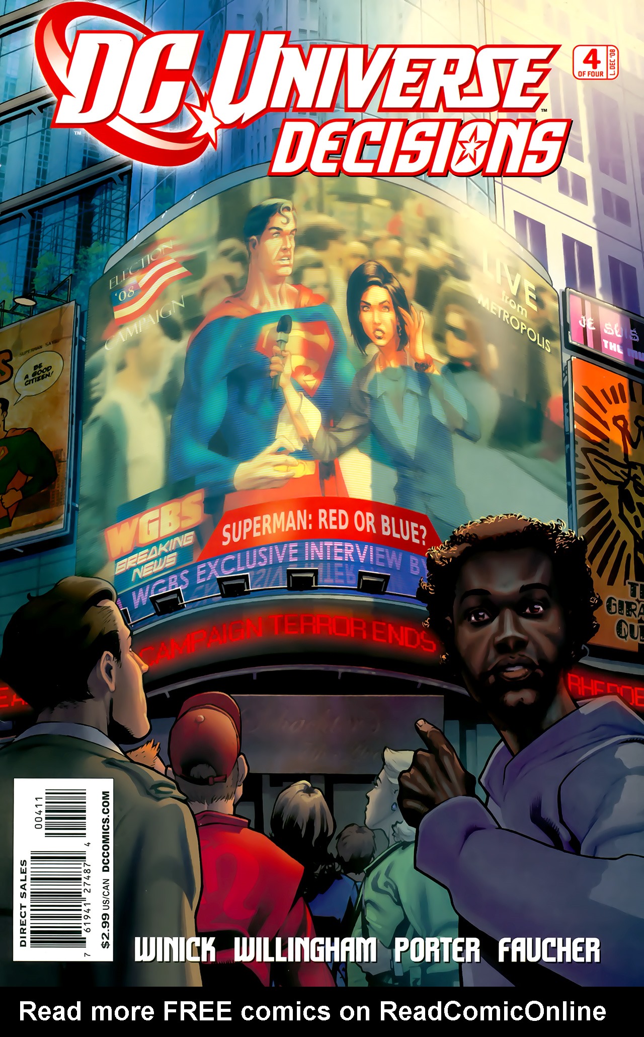 Read online DC Universe: Decisions comic -  Issue #4 - 1